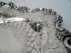 Square Sterling Silver Tray by Frank W. Smith