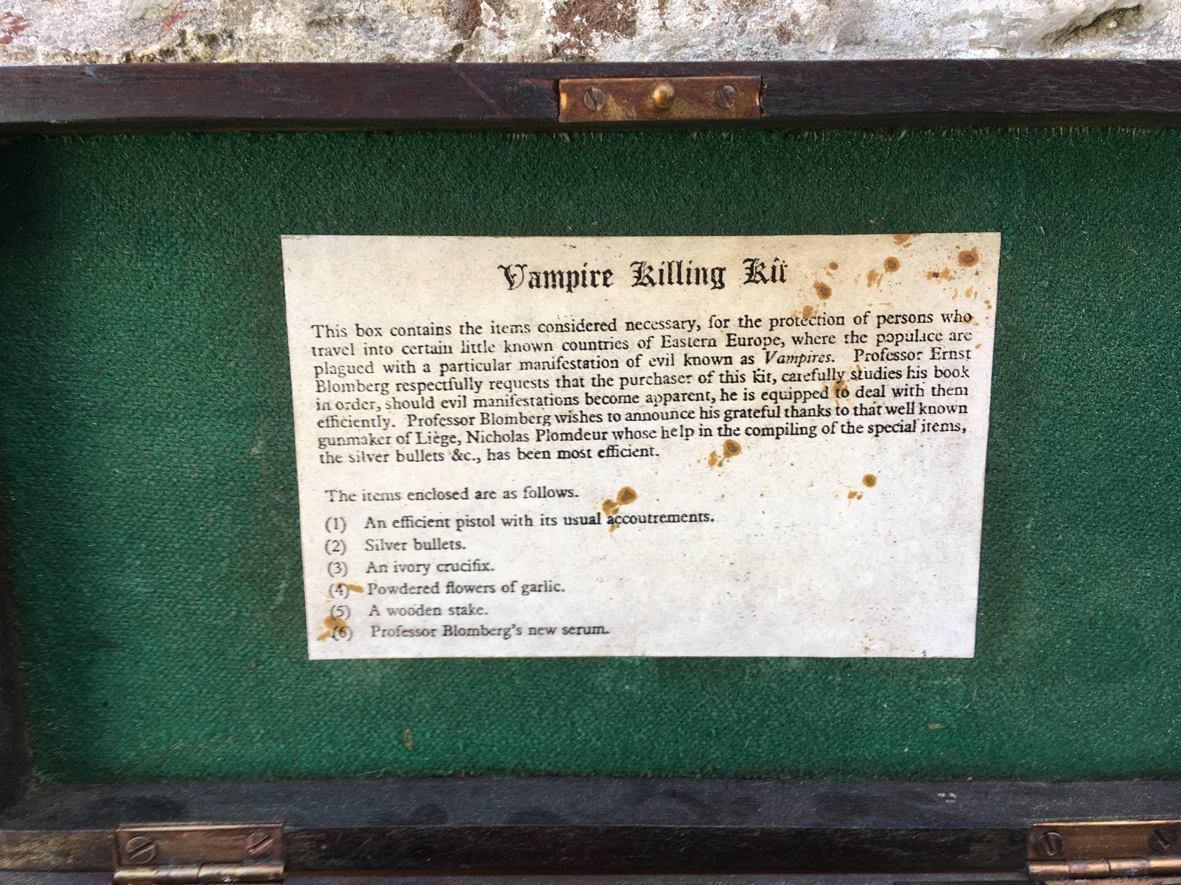Early 20th Century Vampire Killing Kit 2