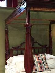 19th Century West Indian Mahogany Bed