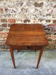 American Cherry Tapered Leg Work Table