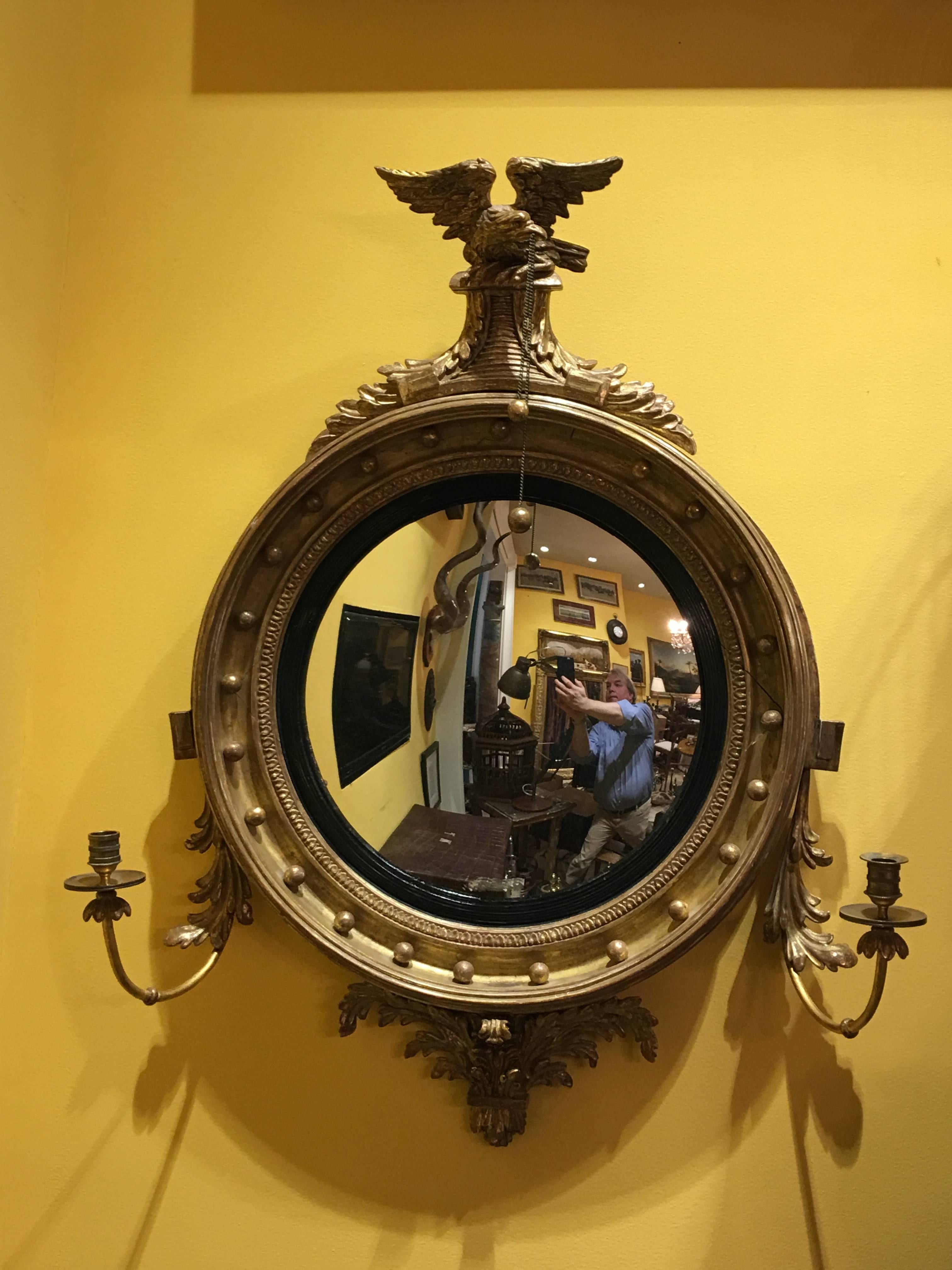 English Convex Mirror In Good Condition In Charleston, SC