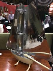 Space Heater Converted to Lamp, 20th Century