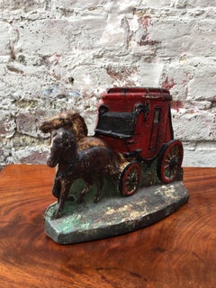 Early 20th Century "Stage Coach" Doorstop