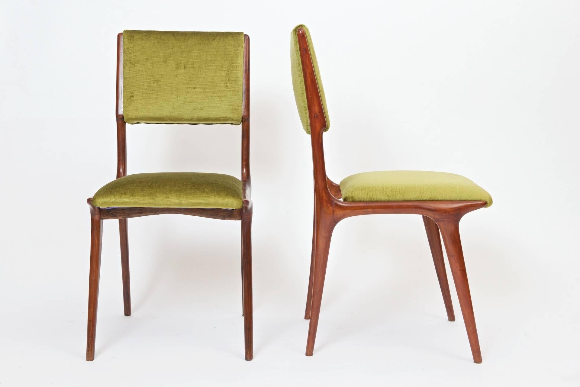 Mid-Century Modern Six Carlo de Carli Dining Chairs