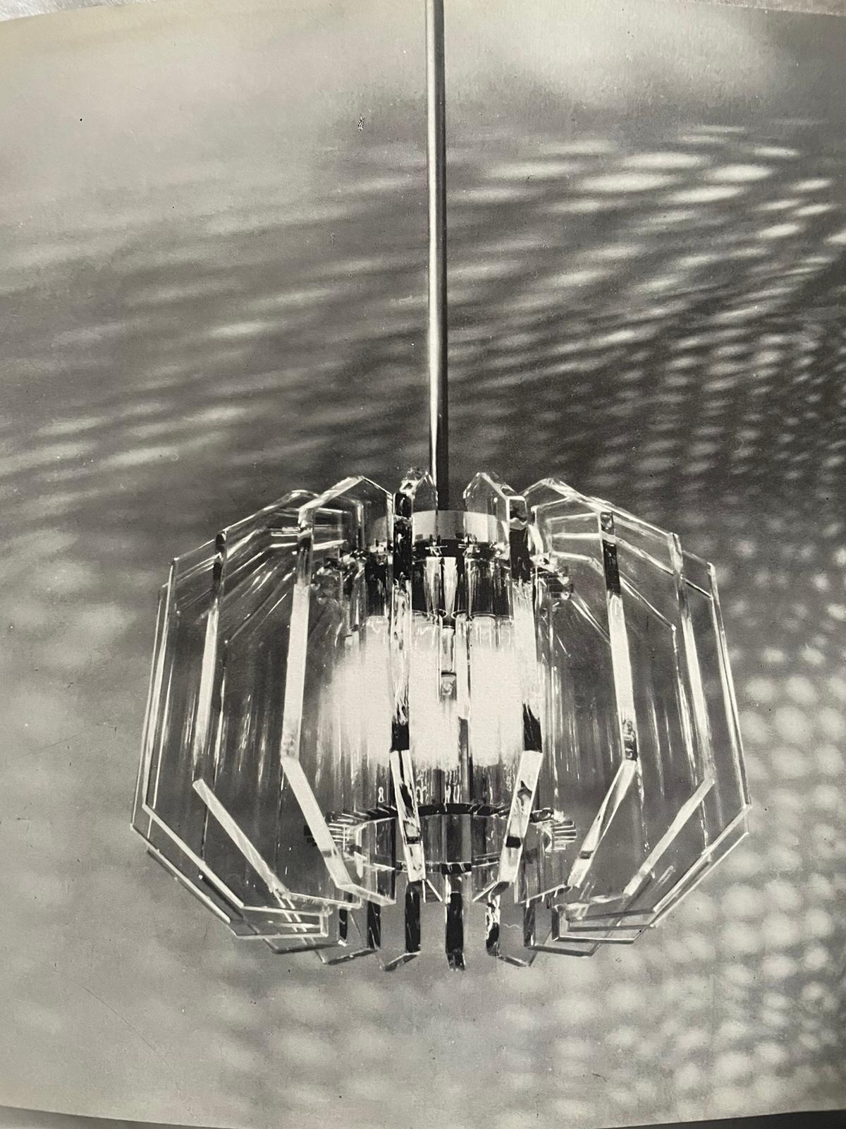 Rare Max Ingrand Chandelier for Fontana Arte, c1960 5