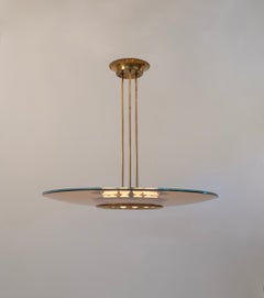 Lámpara de araña Max Ingrand para Fontana Arte modelo 1508 Italia c1958