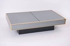 Willy Rizzo for Cidue extendable Mirrored Cocktail Table