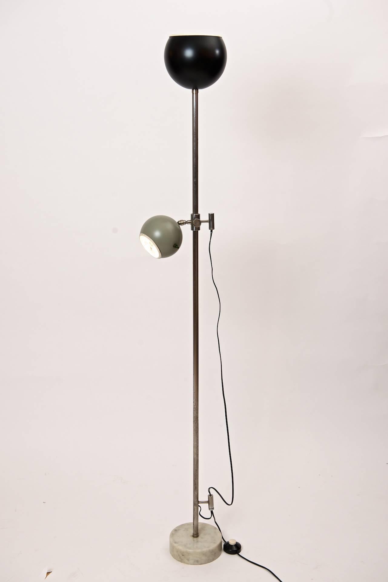 Mid-Century Modern Italian Floor Lamp Attributed to O-Luce For Sale