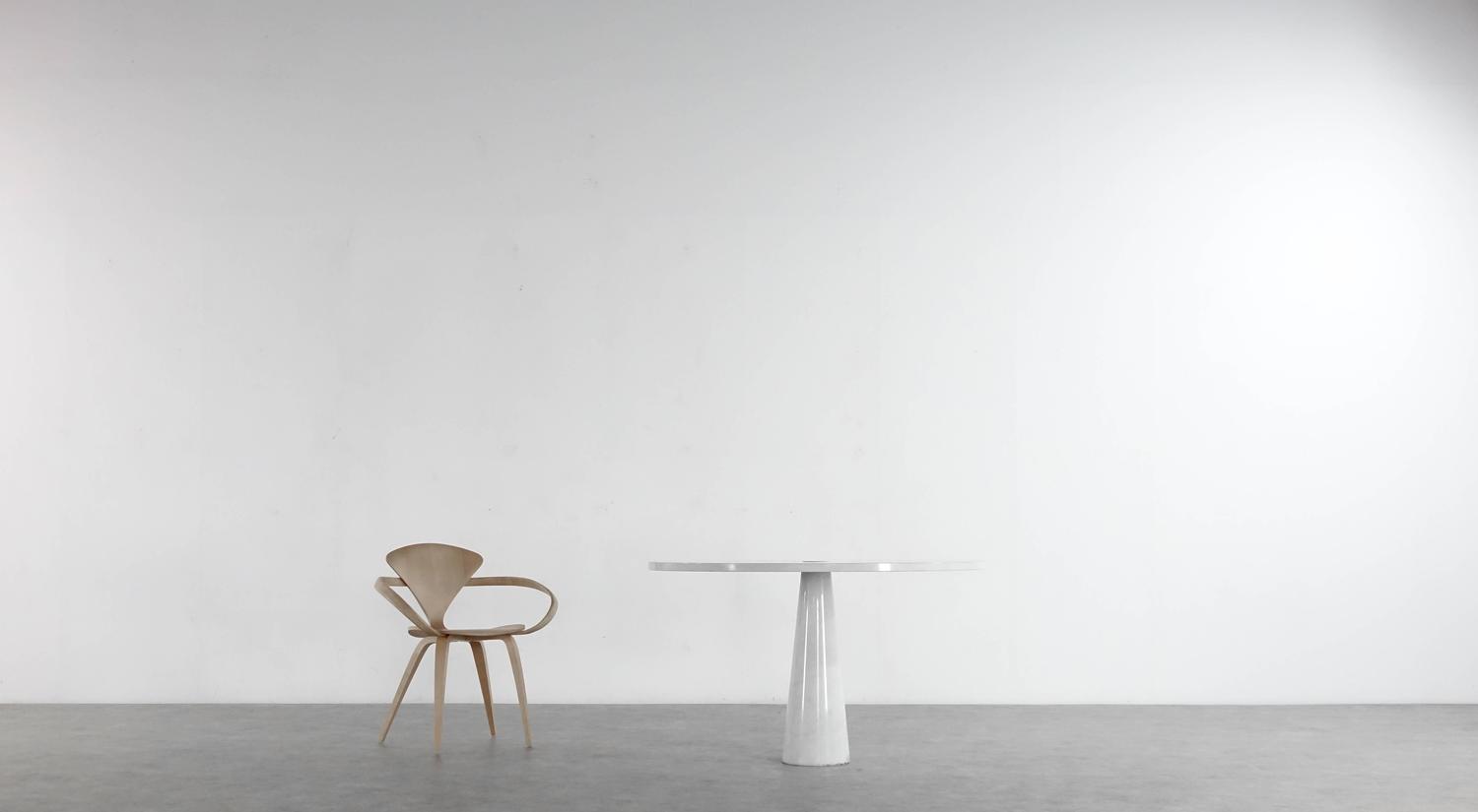 Mangiarotti, Dining Table, 1969, White Marble, Lesbos at 1stdibs