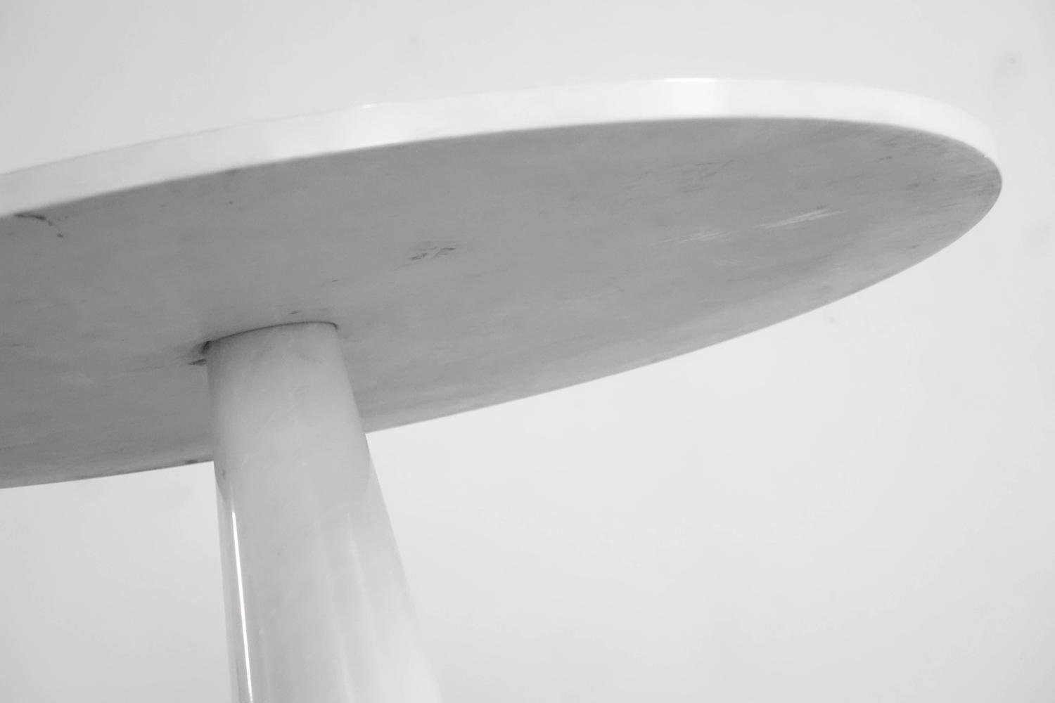 Angelo Mangiarotti, Dining Table, 1969, White Marble, Lesbos image 6