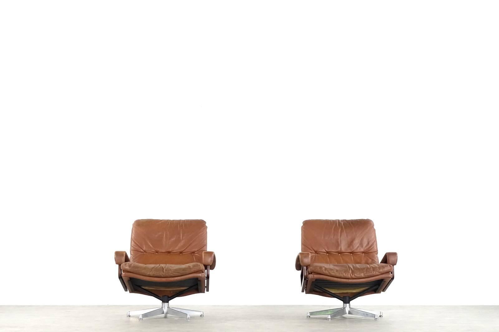Pair of King Chair Design Andre Vandenbeuck for Collection Strässle Internat 1