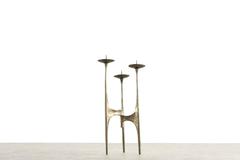 Stunning Giant Bronze Candle Holder Candelabra by Van Heeck