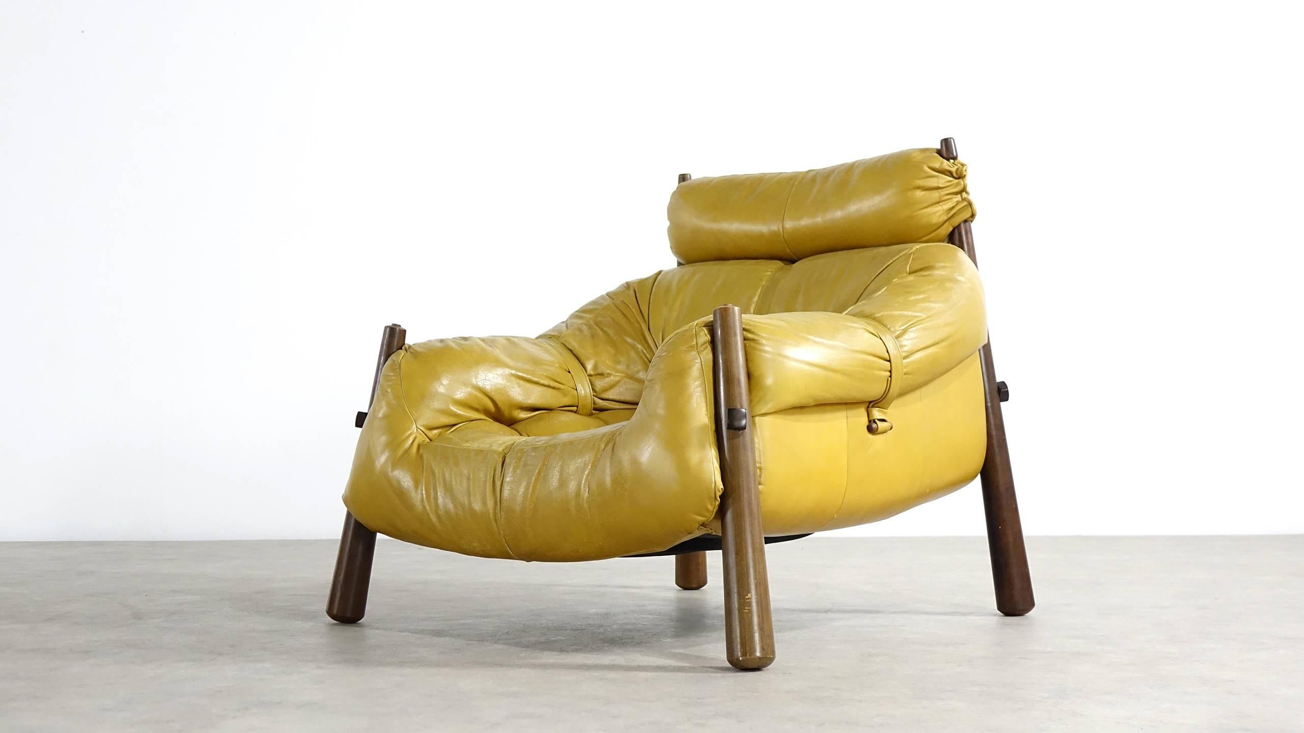 Mid-Century Modern Brazilian Lounge Three-Seat Sofa by Percival Lafer for Lafer S.A. 1958