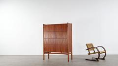 Yngve Ekström Highbard "Congo Cabinet" 1950 F. Westerbergs Møbler Teck & Chêne