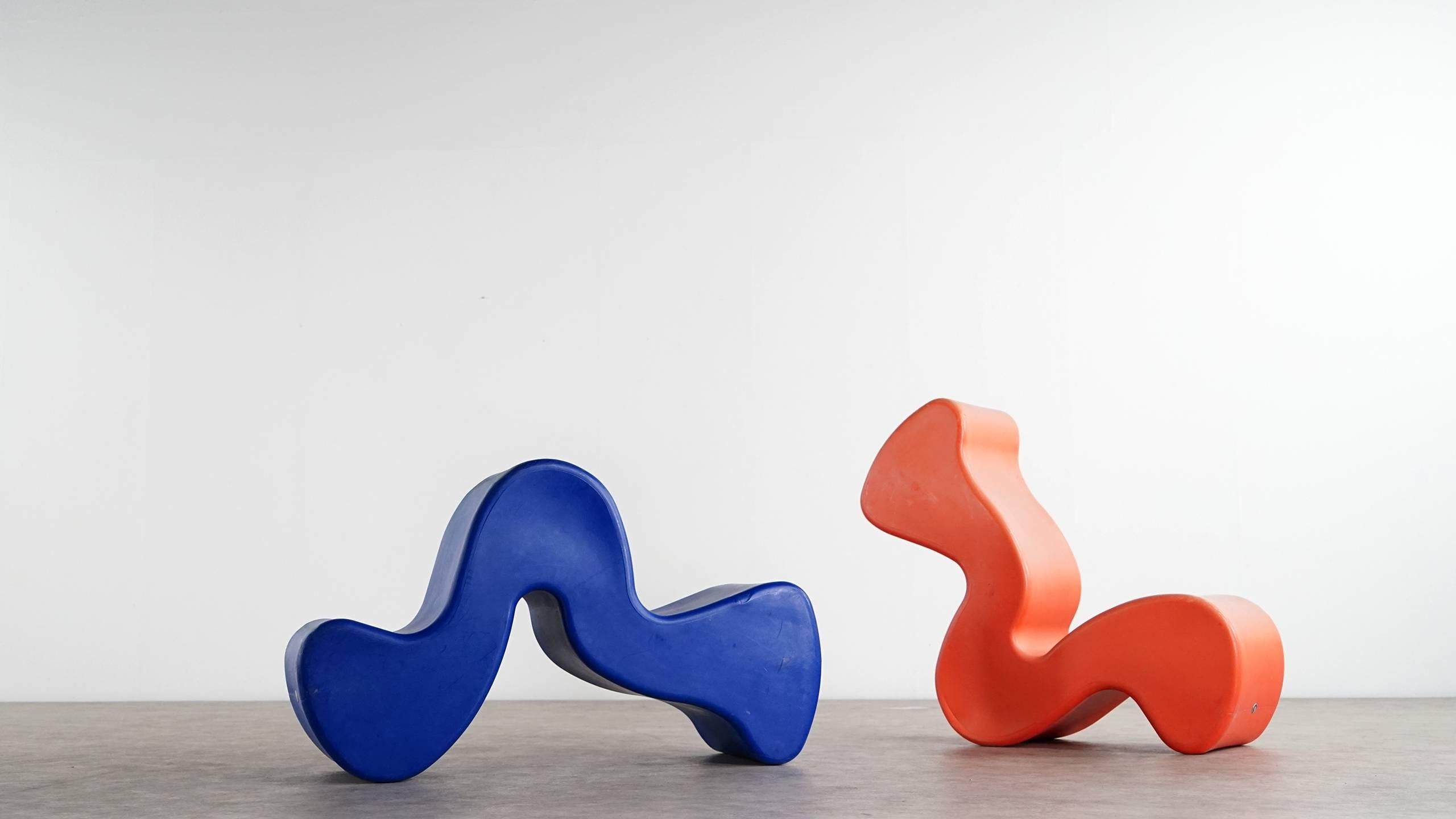 Modern Two Phantom Seat by Verner Panton for Innovation Randers, Denmark
