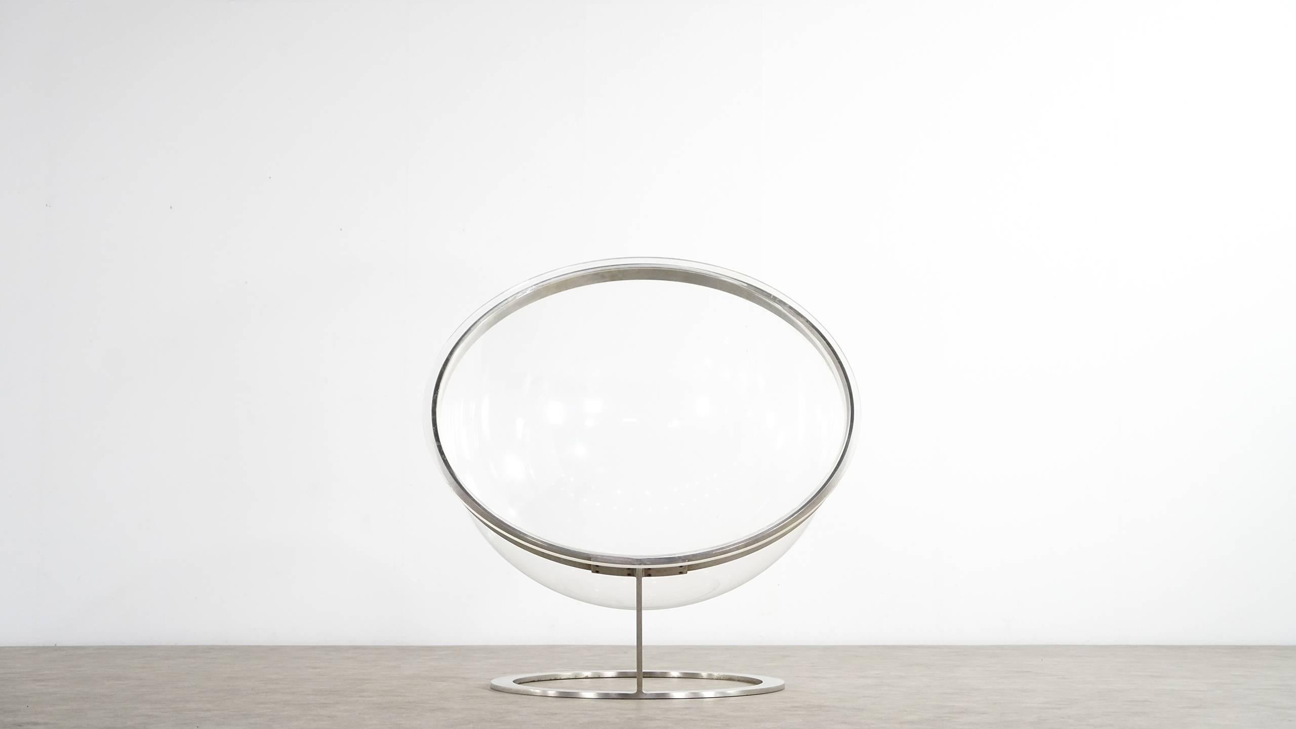 Organic Modern Christian Daninos, Sphere Lounge Chair, Edited 19968 by Formes Nouvelles Bubble