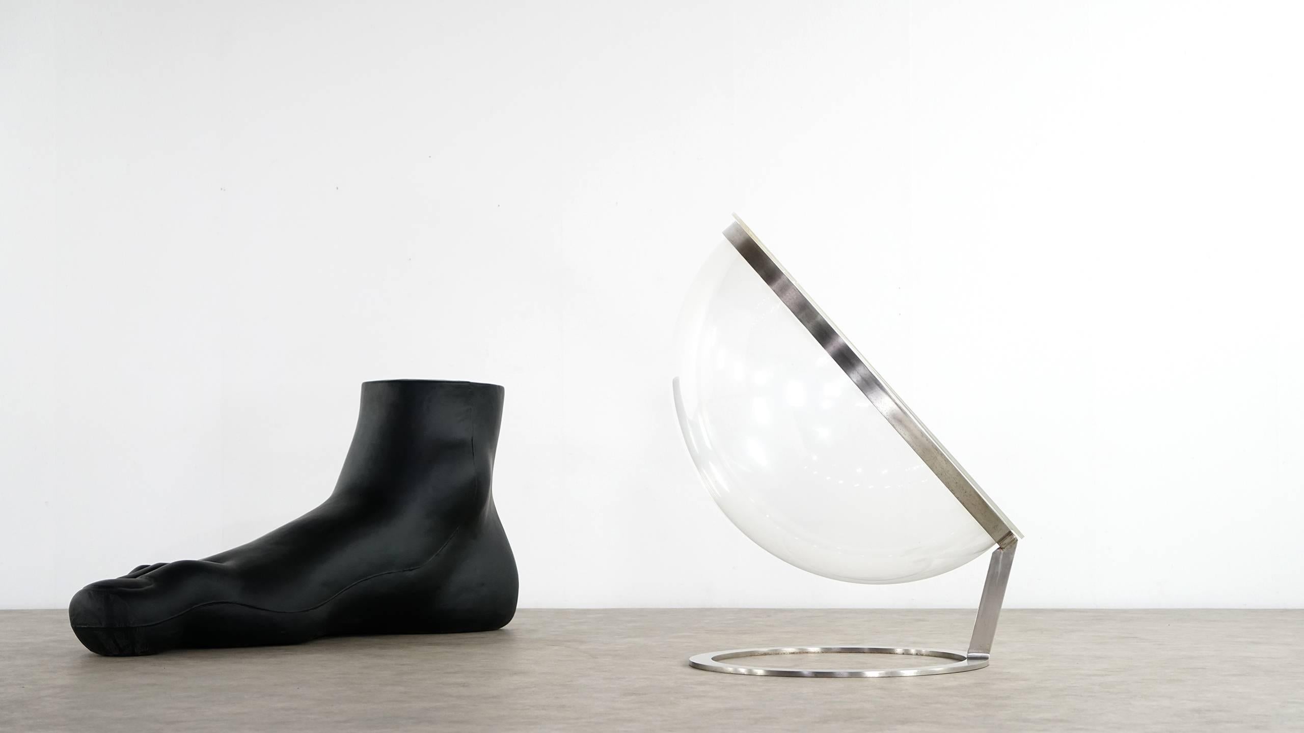 French Christian Daninos, Sphere Lounge Chair, Edited 19968 by Formes Nouvelles Bubble