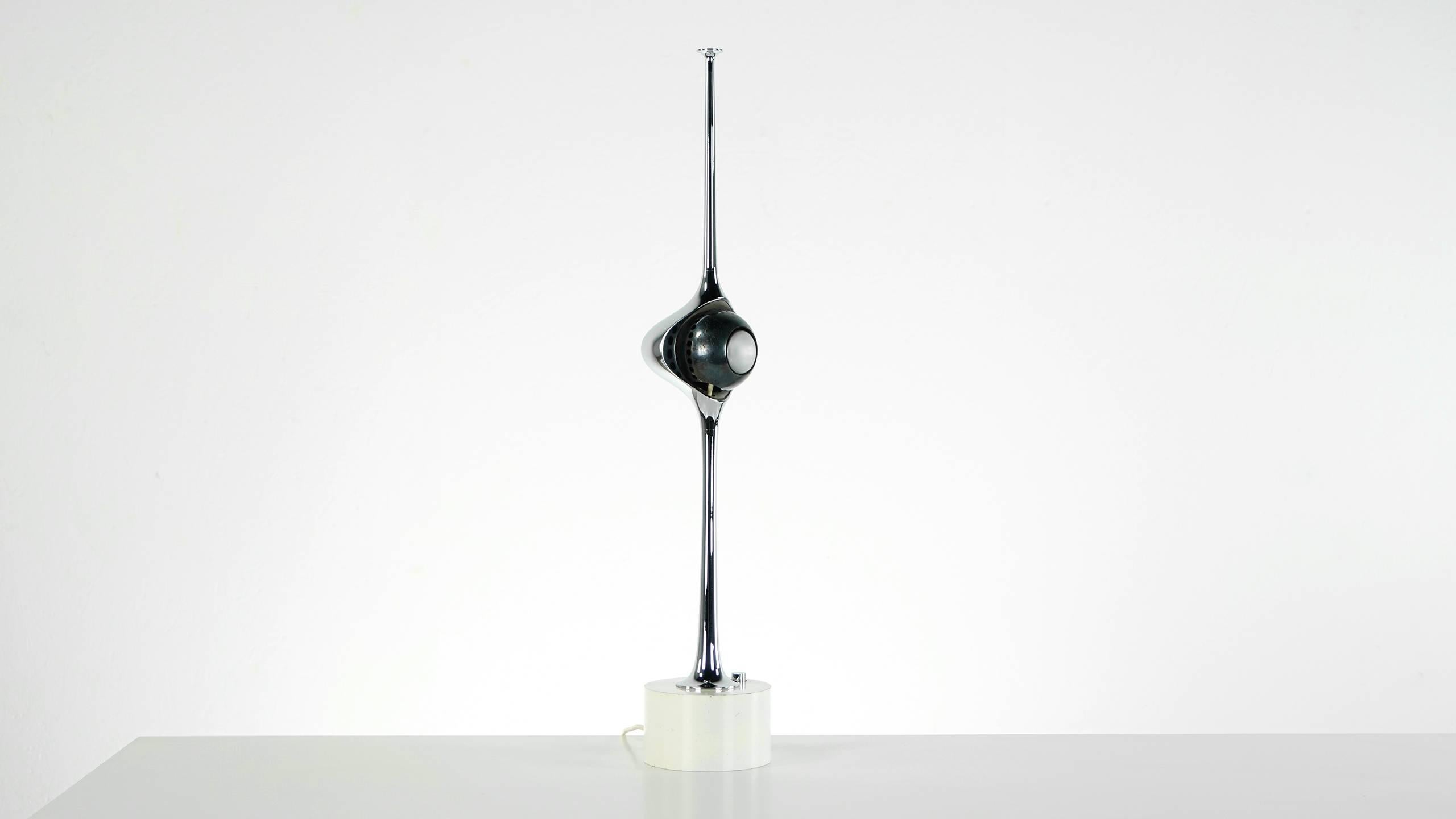 Angelo Lelli Cobra Light Sculpture, Lamp, 1964 by Arredoluce, 1st Edition In Good Condition In Munster, NRW