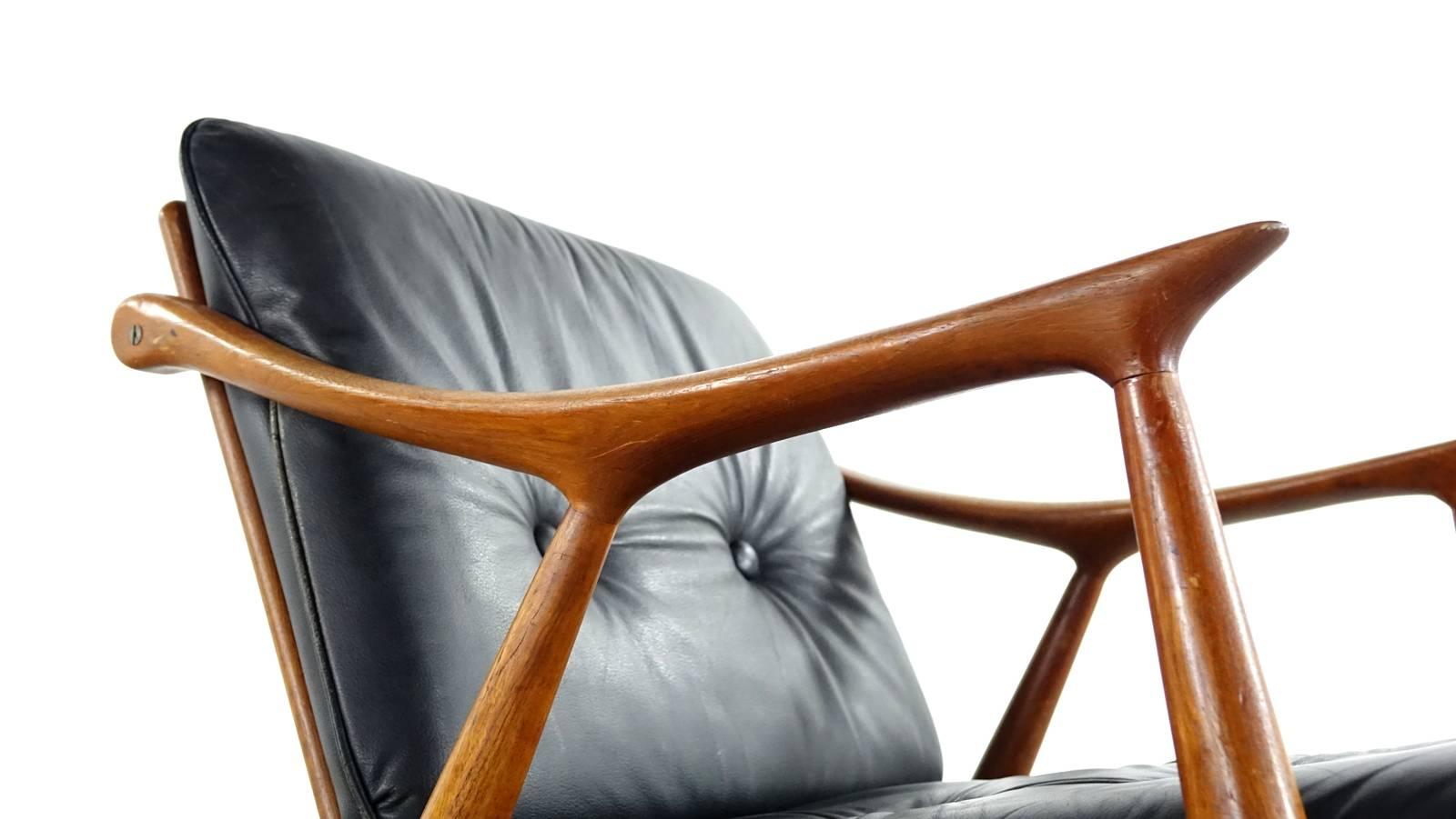 Scandinavian Modern Pair Frederik Kayser Lounge Chair for Vatne Norway