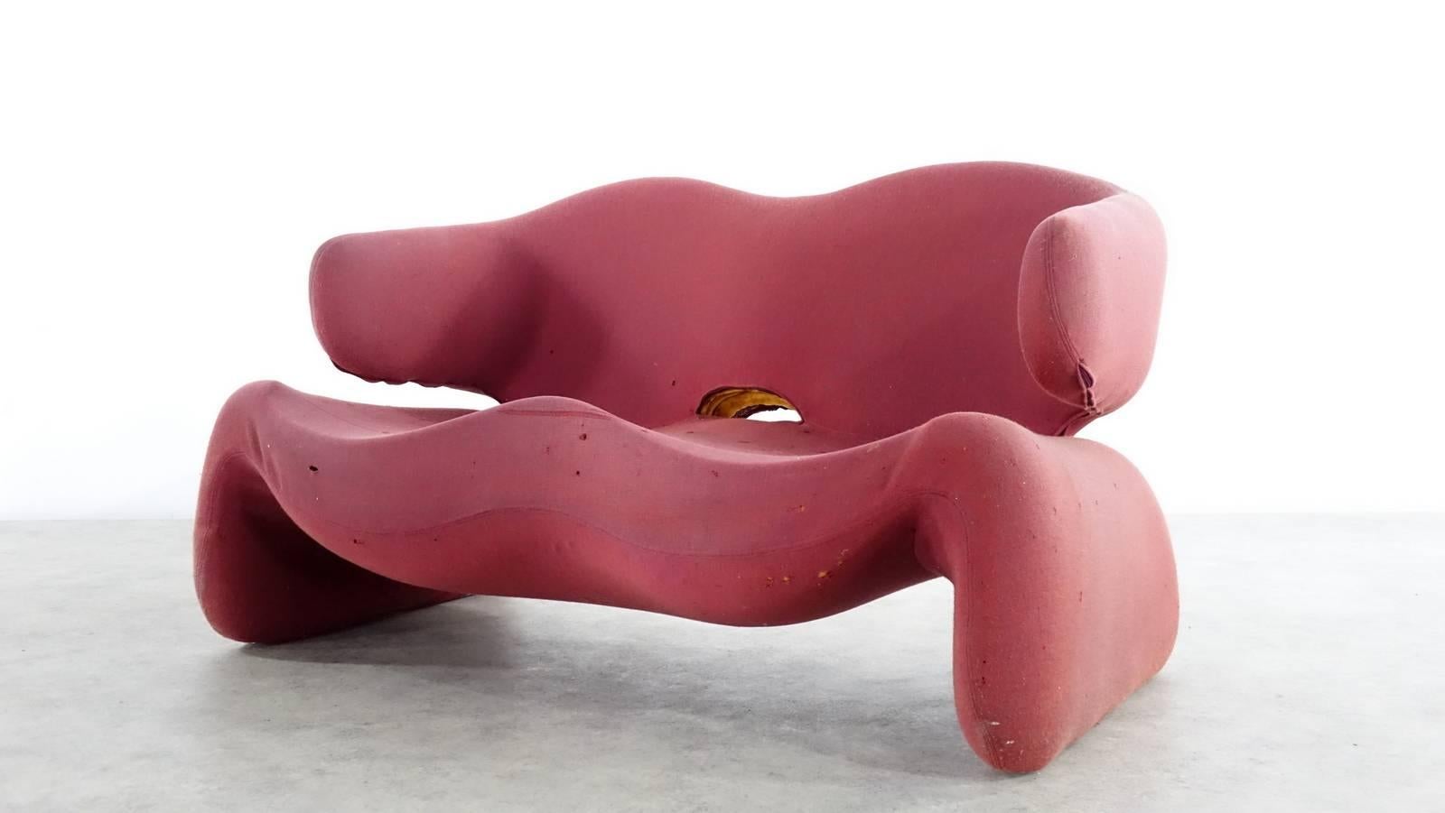 Late 17th Century Airborne Djinn Seating Group Design Olivier Mourgue Stanley Kubrick Odysse, 2001