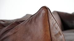 Mario Bellini 1972, B & B Italia Le Bambole Sofa in Chocolate Neckleather