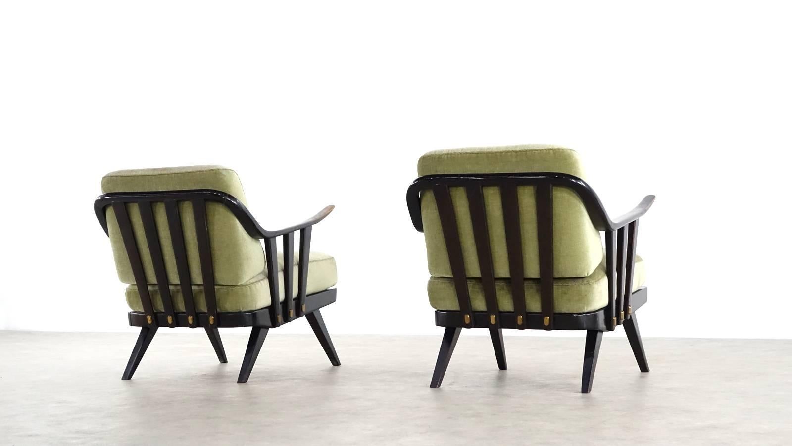 Unique Pair of Knoll Antimott Easy Chairs In Good Condition In Munster, NRW