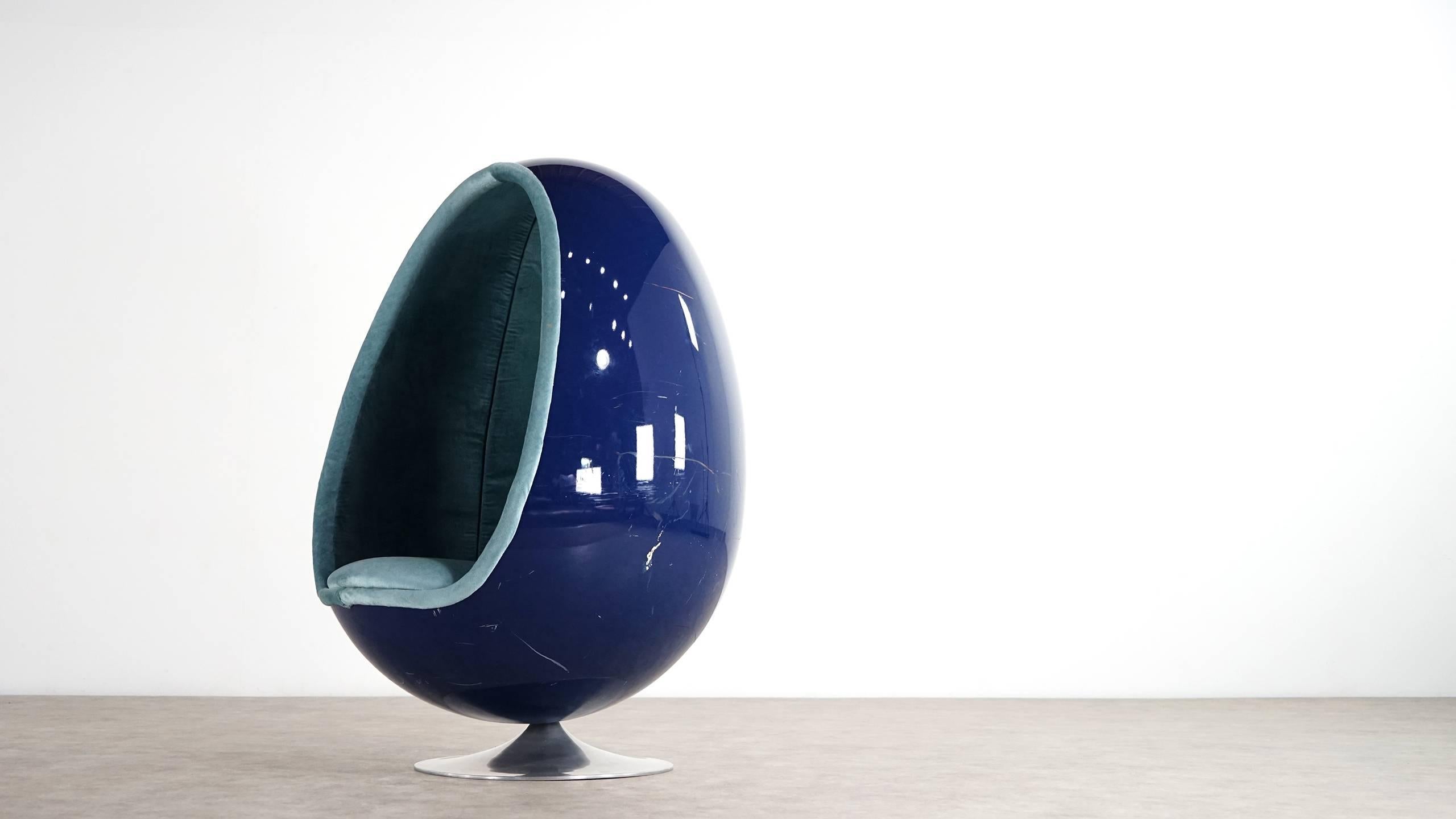 Thor Larsen:: Ovalia Egg Chair Original:: 1968 von für Torlan Staffanstorp:: Schweden im Zustand „Gut“ in Munster, NRW