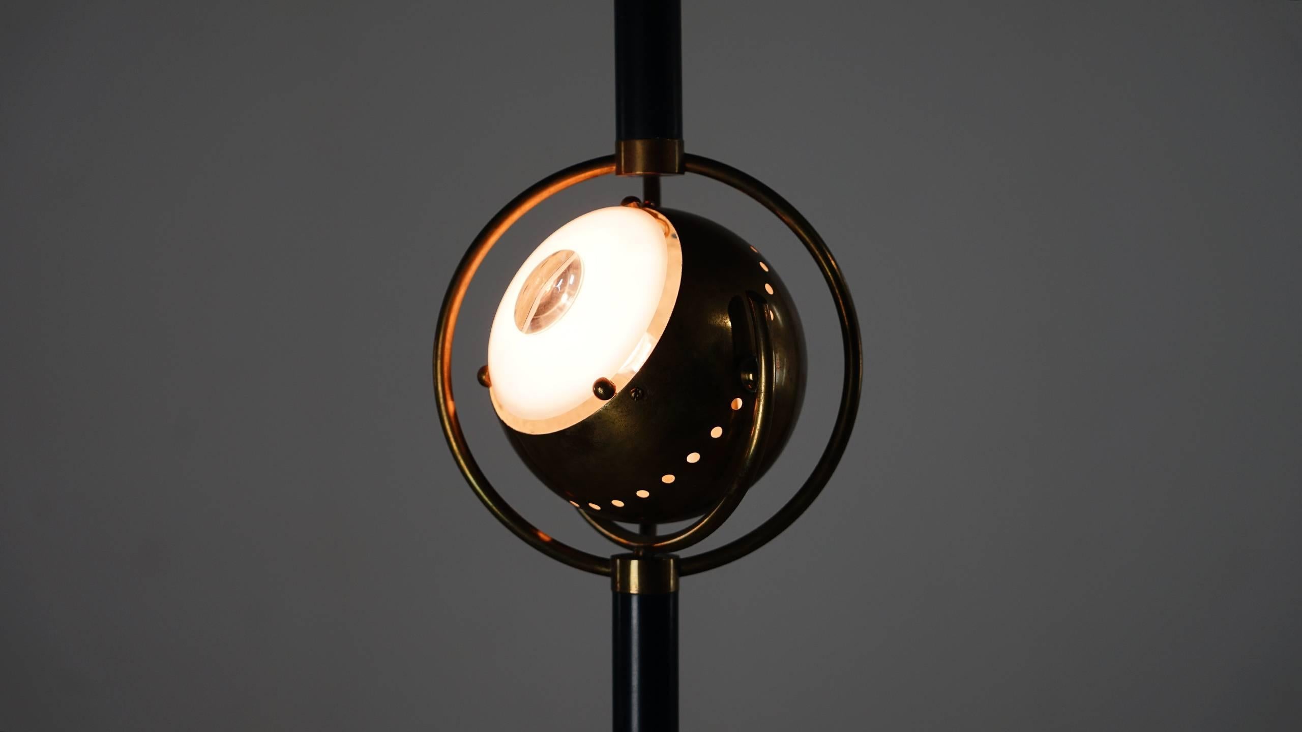 Italian Angelo Lelli Eye Lamp Floor Lamp, 1952 by Arredoluce, Italy