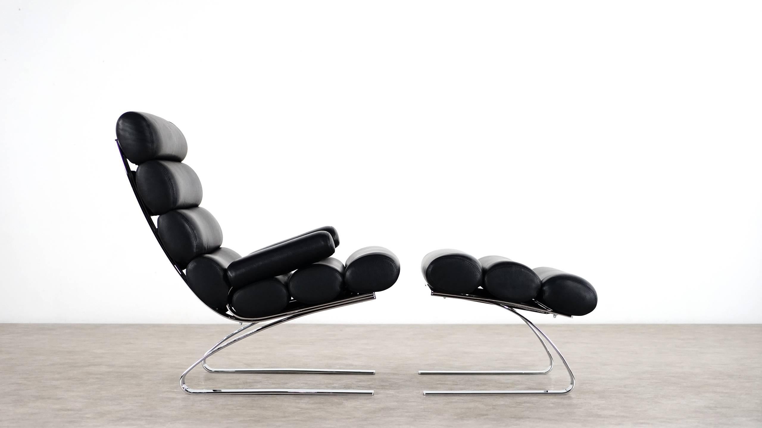 COR Sinus Lounge Chair & Ottoman 2015 Edition:: 1976 von R. Adolf & H. Schröpfer (Ende des 20. Jahrhunderts)