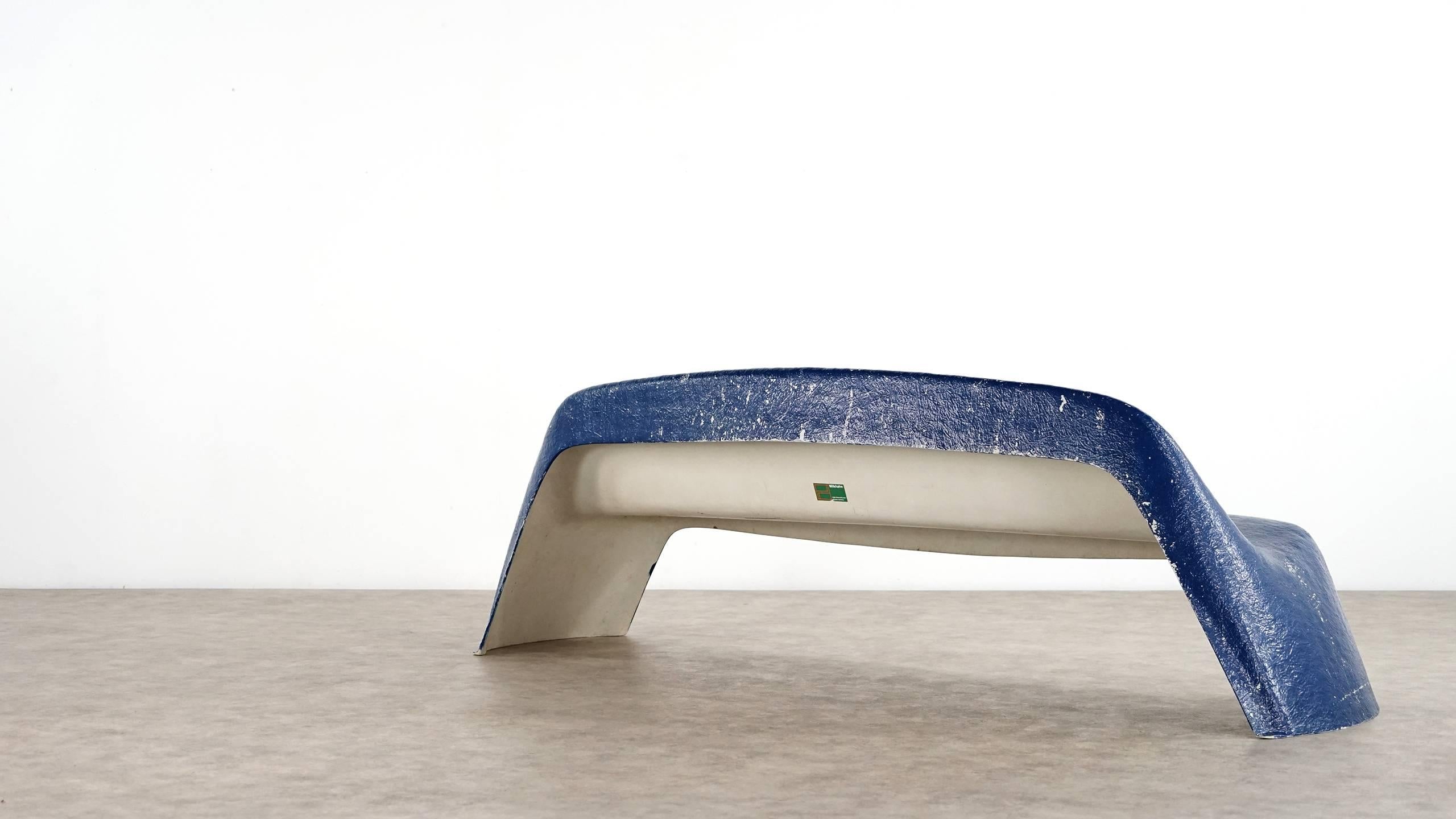 Mid-20th Century Walter Papst, Bench 1967 for Wilkhahn, Germany 