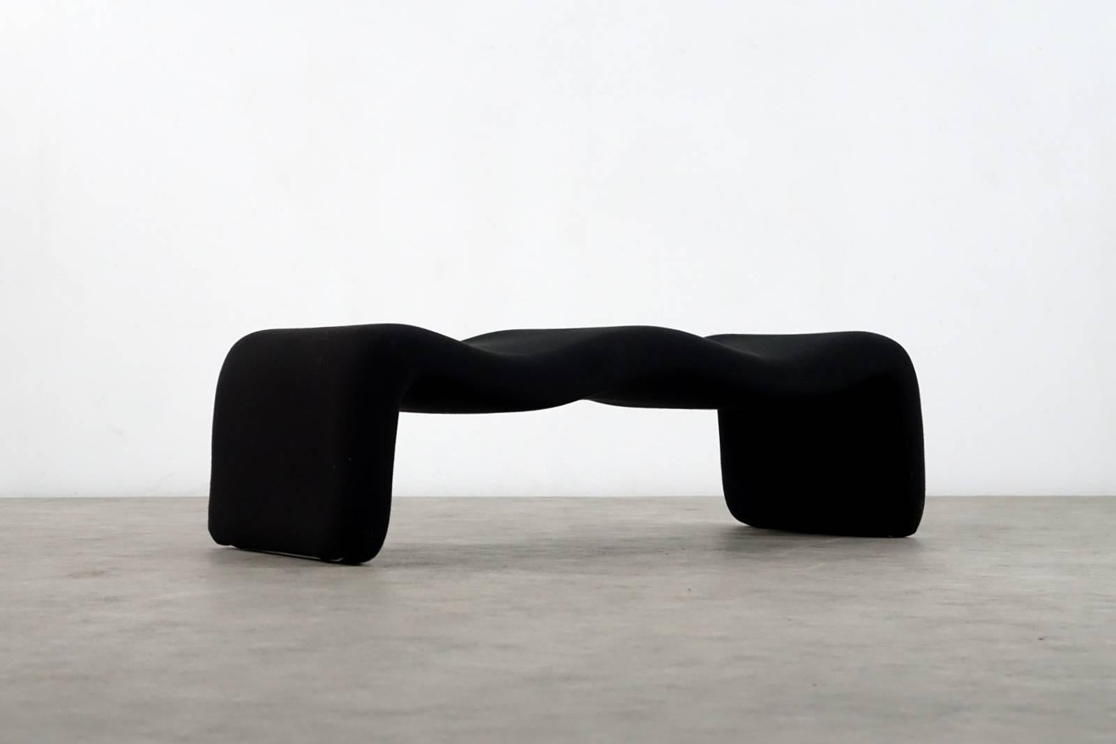 Mid-20th Century Olivier Mourgue Djinn Bench Made by Airborne, France circa 1963