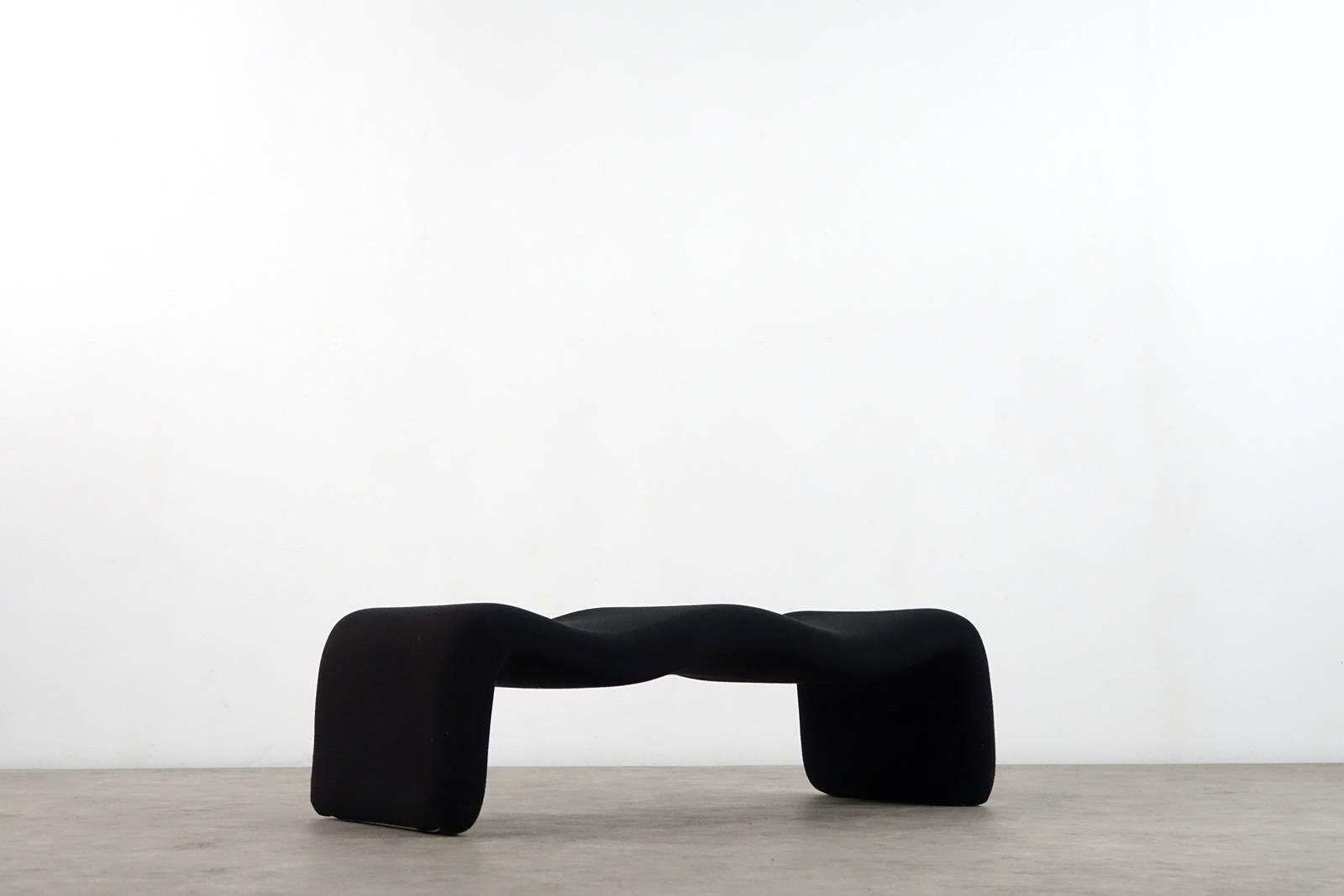 French Olivier Mourgue Djinn Bench Made by Airborne, France circa 1963