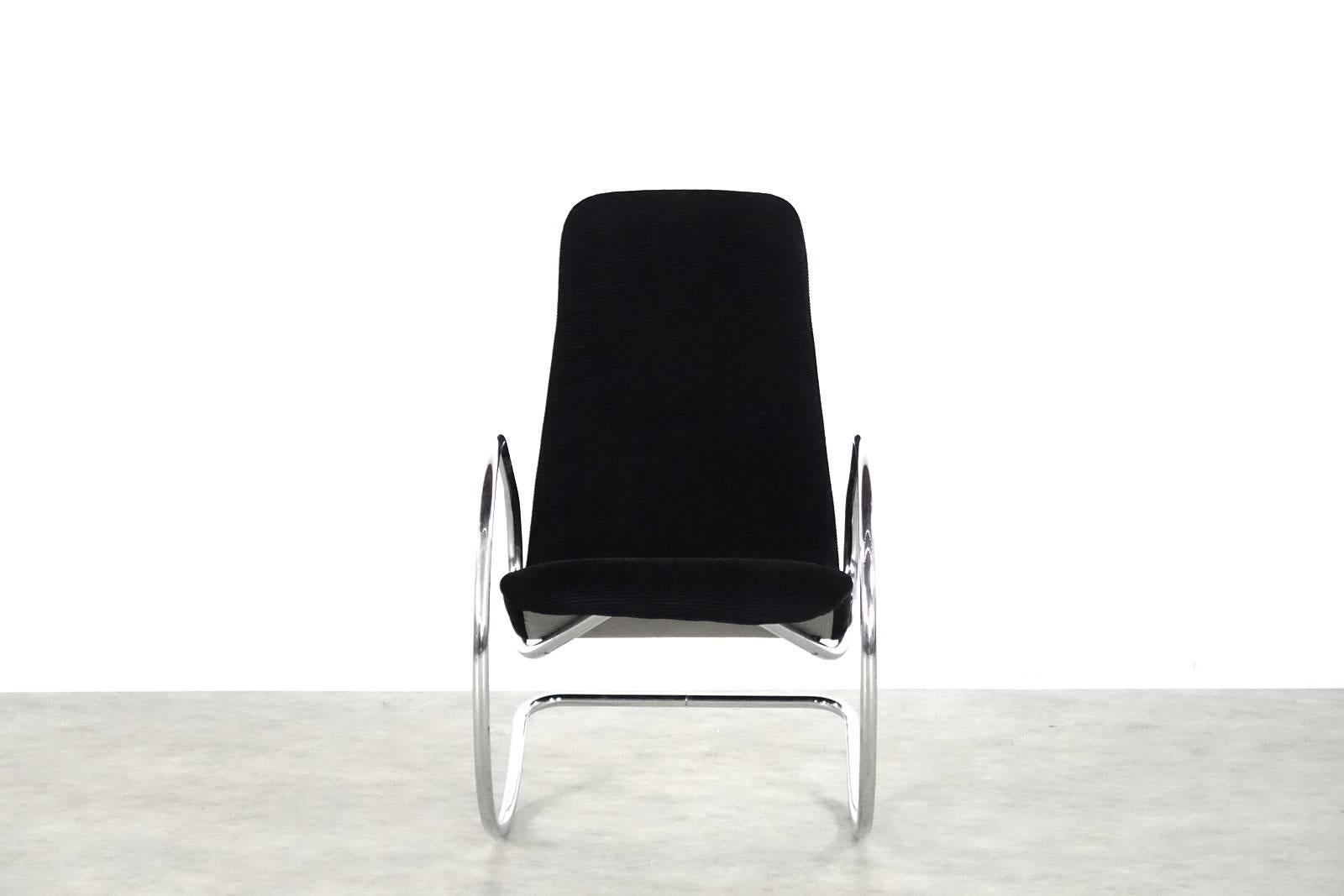 Late 20th Century Prof. Ulrich Bohme Rocking Chair for Thonet S 826