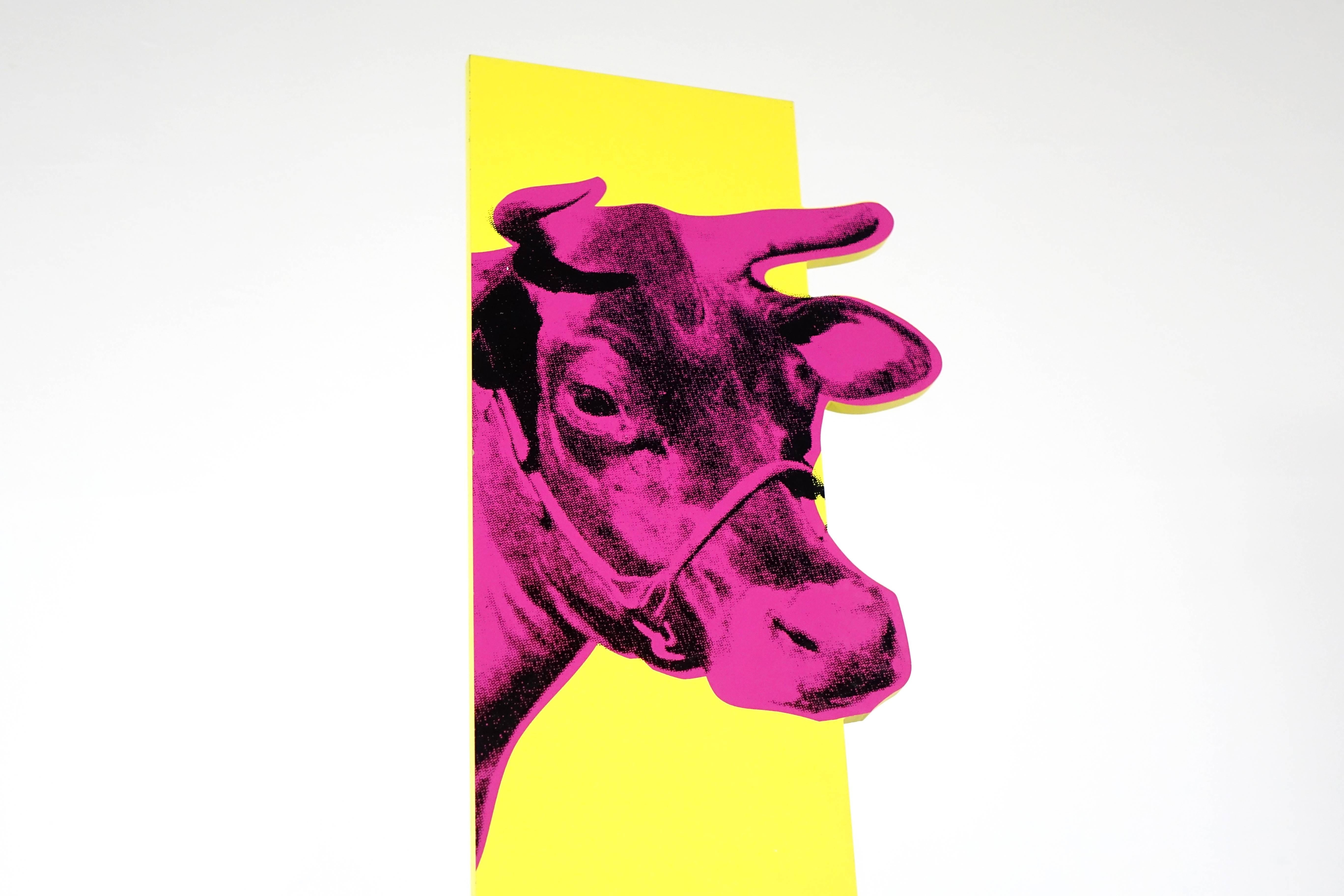 Andy Warhol Cow 'Pink' 1966 Store Fronts 286/500 HB Collection Limited Edition 1