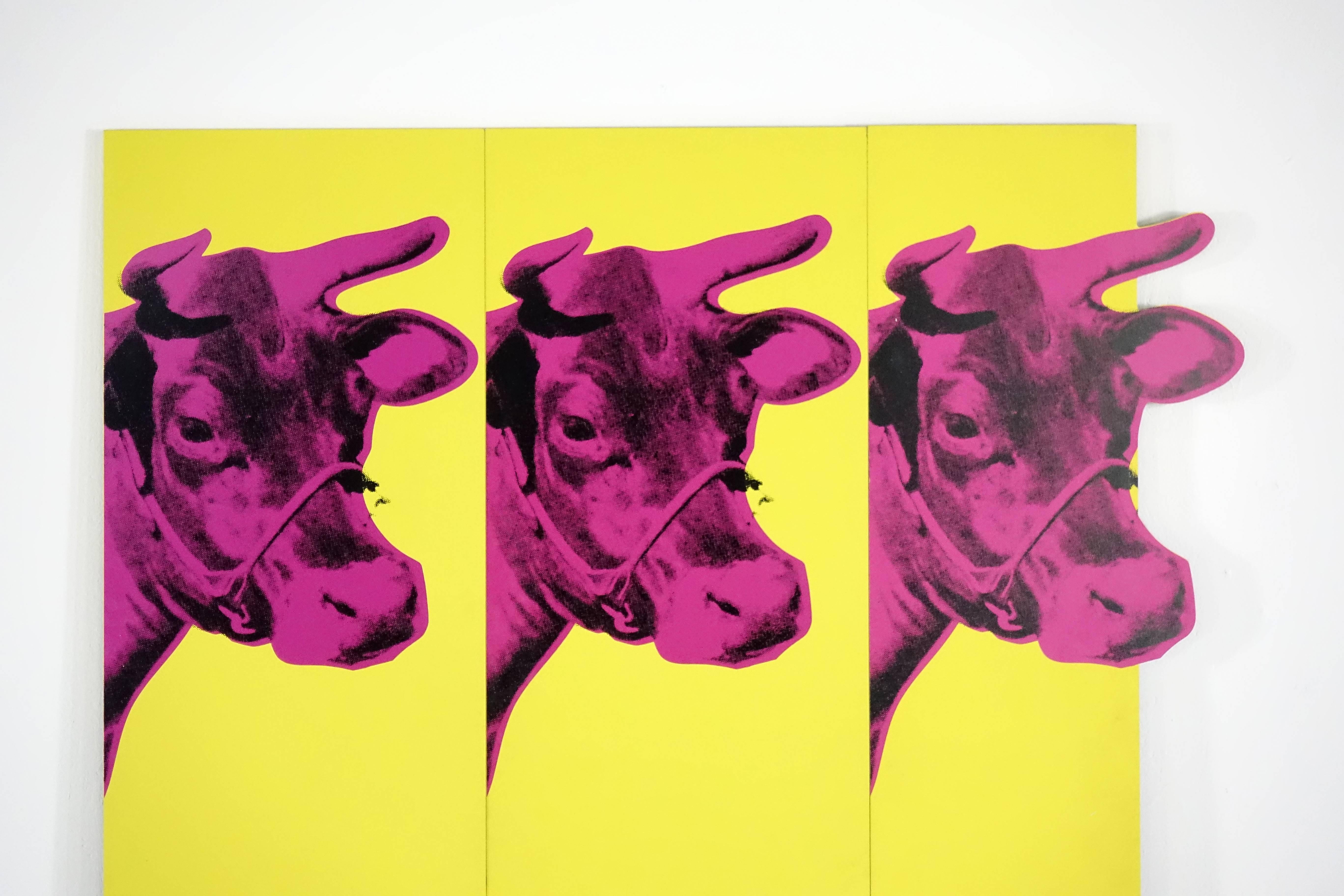Andy Warhol Cow 'Pink' 1966 Store Fronts 286/500 HB Collection Limited Edition 3