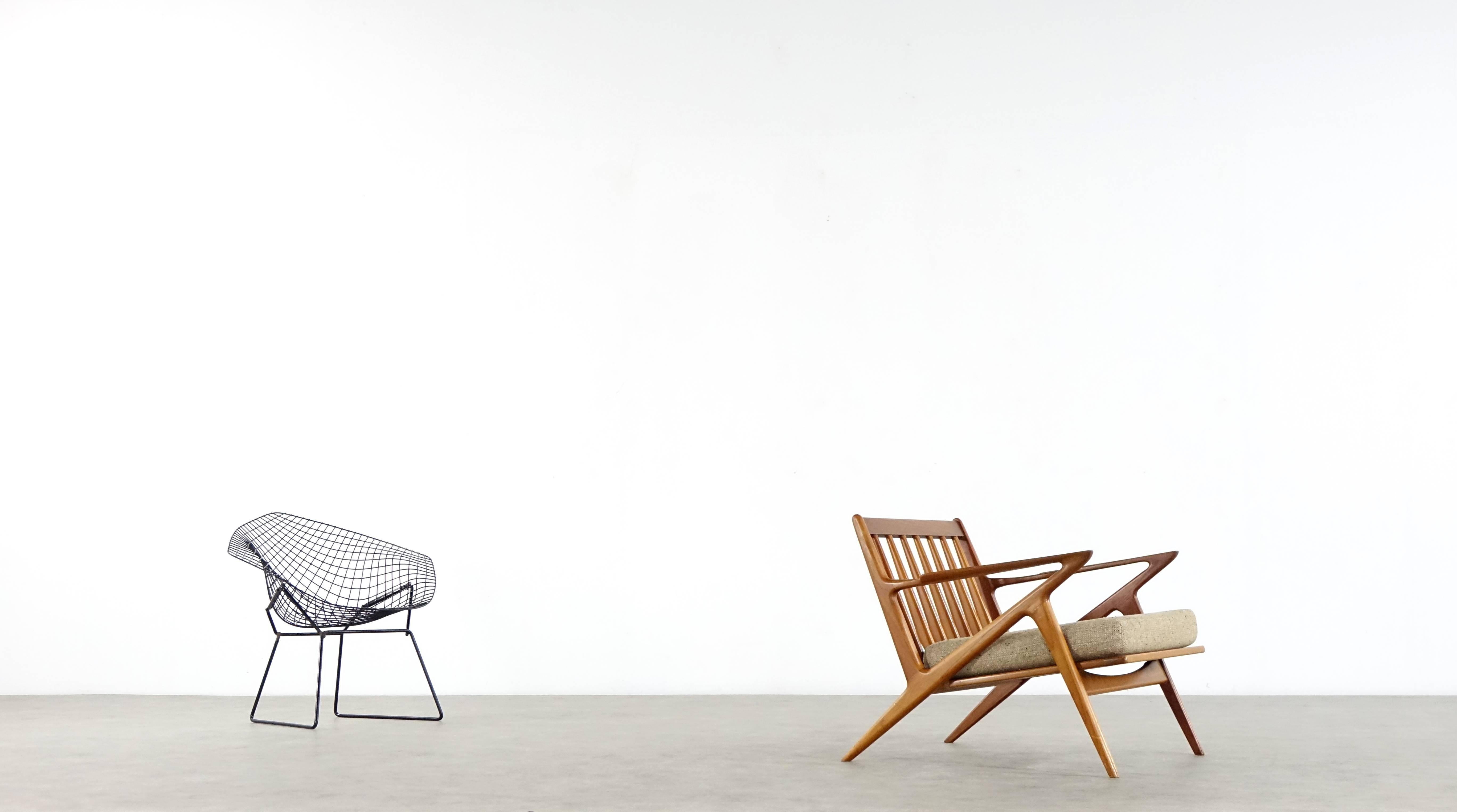 Poul Thorsbjerg Jensen, Z Easy Lounge Chair Teak by Selig, Denmark Modern 1969 3