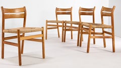 Børge Mogensen, set of 4 BM-1 chairs for C.M Madsens Møbelfabrik