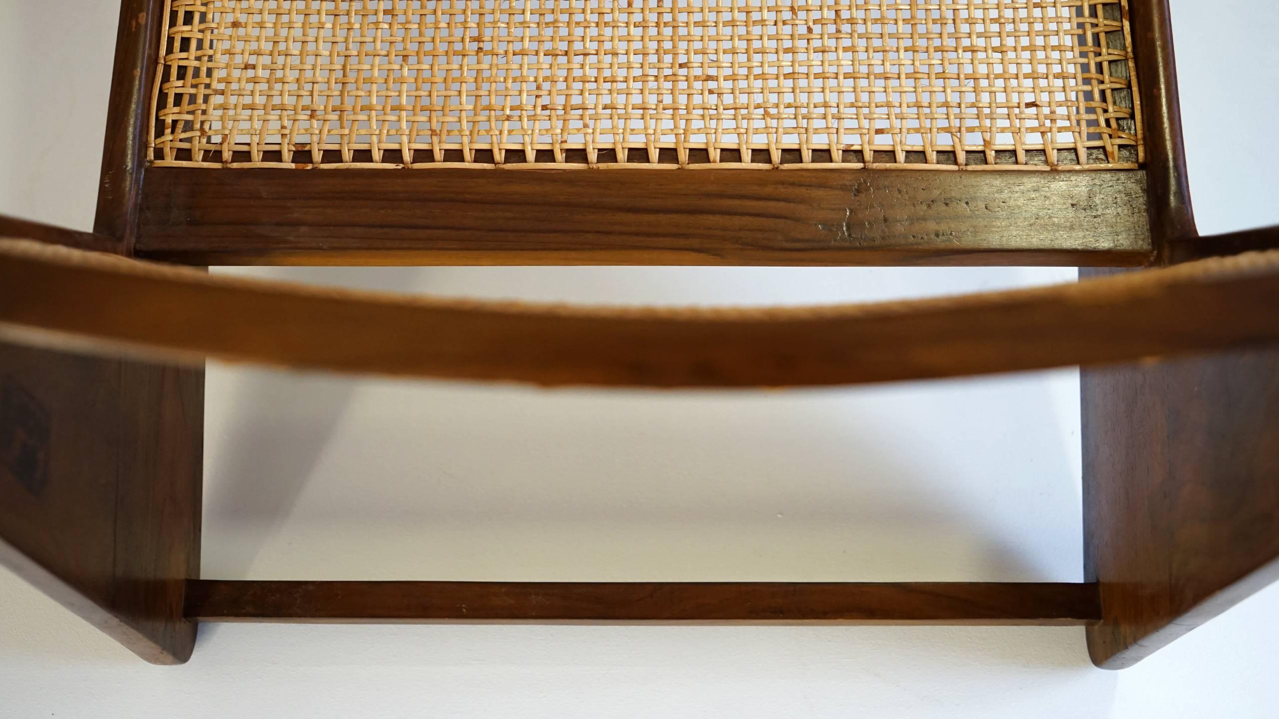 Rosewood Pierre Jeanneret, Kangourou Lounge Chair in Sissoo Chandigarh, India, 1955