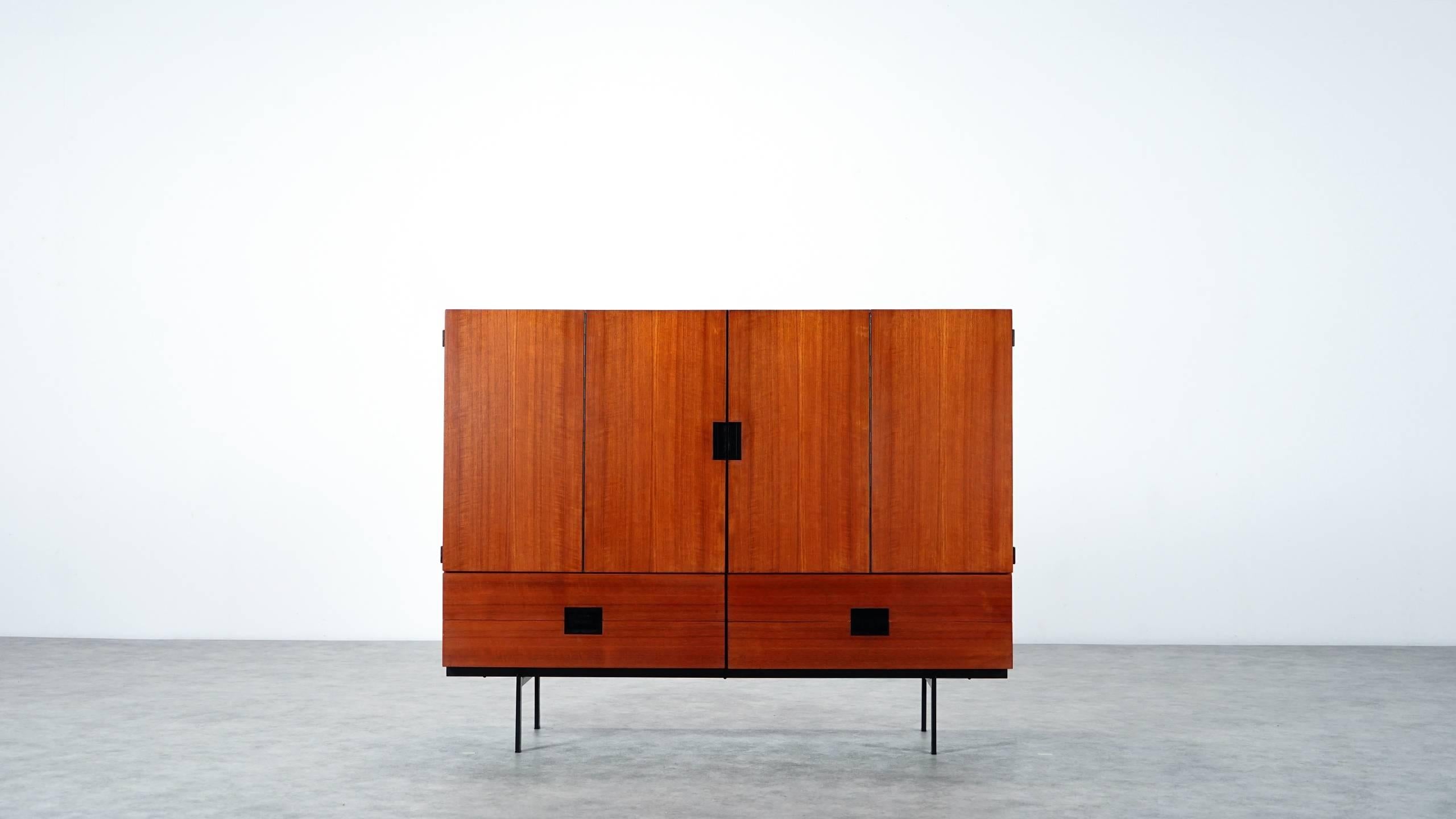 Cees Braakman Japanese Series CU-04 Sideboard for Pastoe, Netherlands, 1955 In Good Condition In Munster, NRW