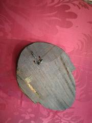 Decorative 1930s Mask Made of Exotic Wood