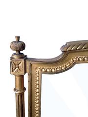 Mid-19th Century Carved, Giltwood Fire Screen