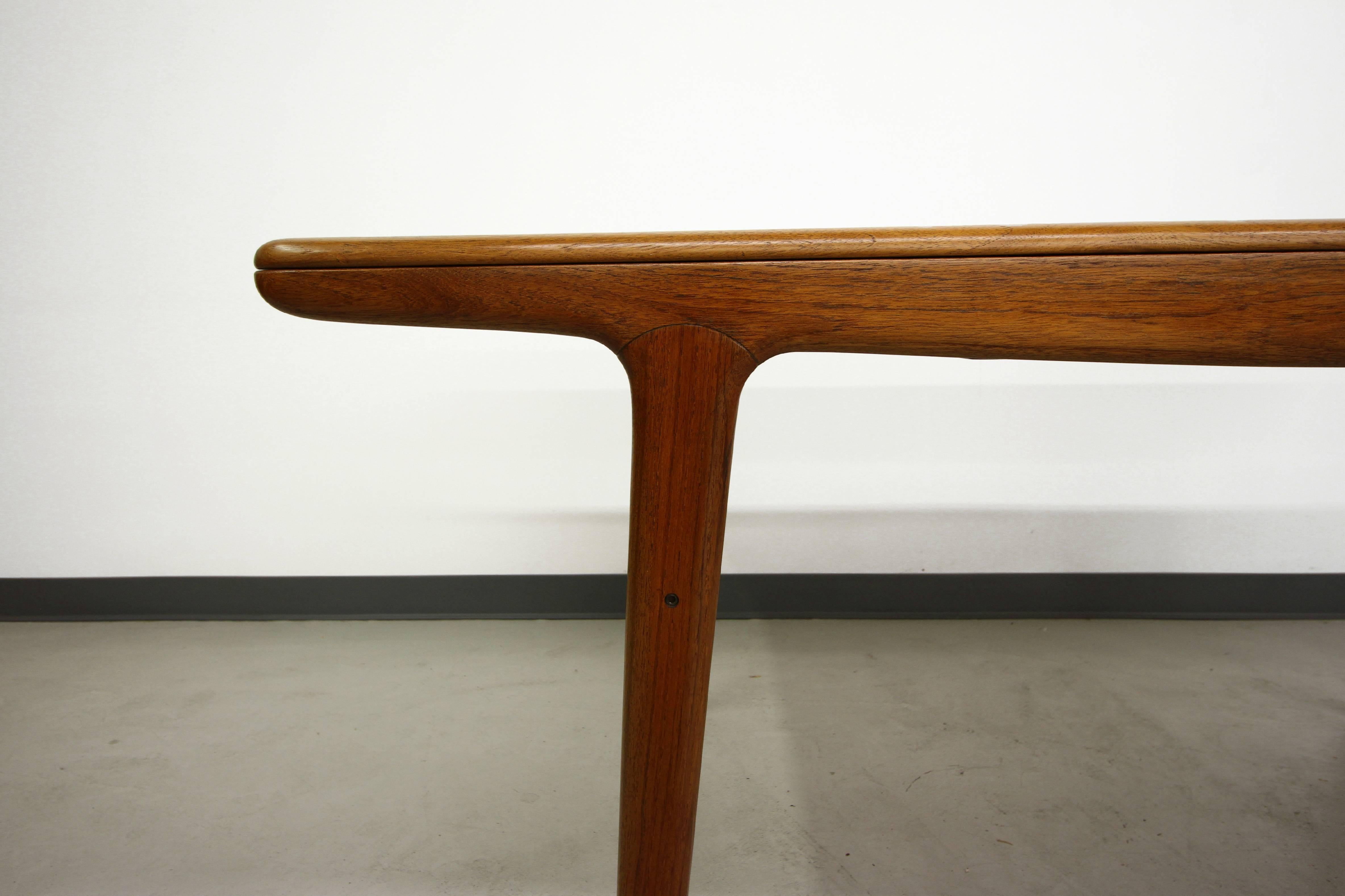 Mid Century Danish Teak Dining Table by Arne Hovmand-Olsen Olsen 3