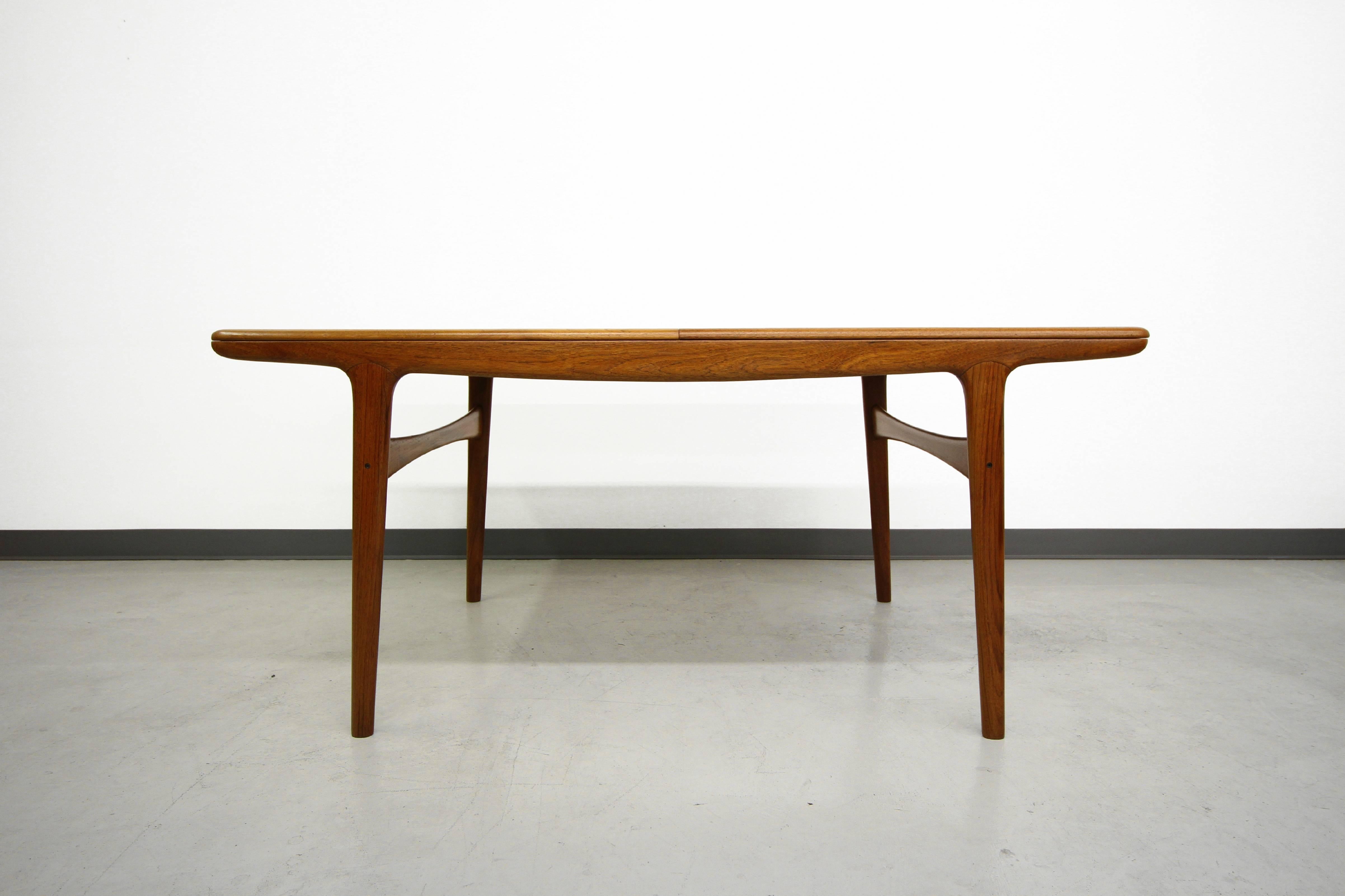 Mid-Century Modern Mid Century Danish Teak Dining Table by Arne Hovmand-Olsen Olsen