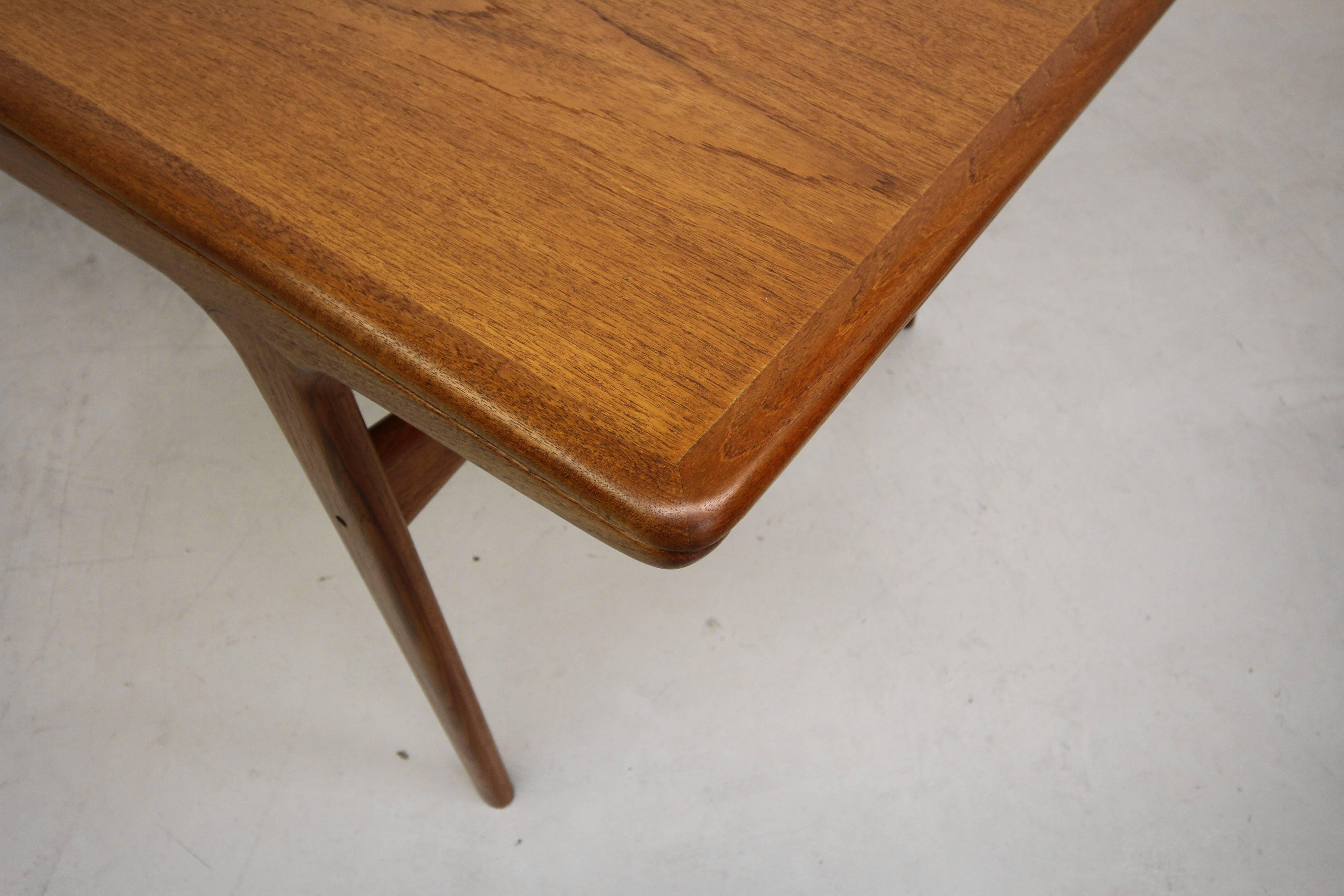 Mid Century Danish Teak Dining Table by Arne Hovmand-Olsen Olsen 2