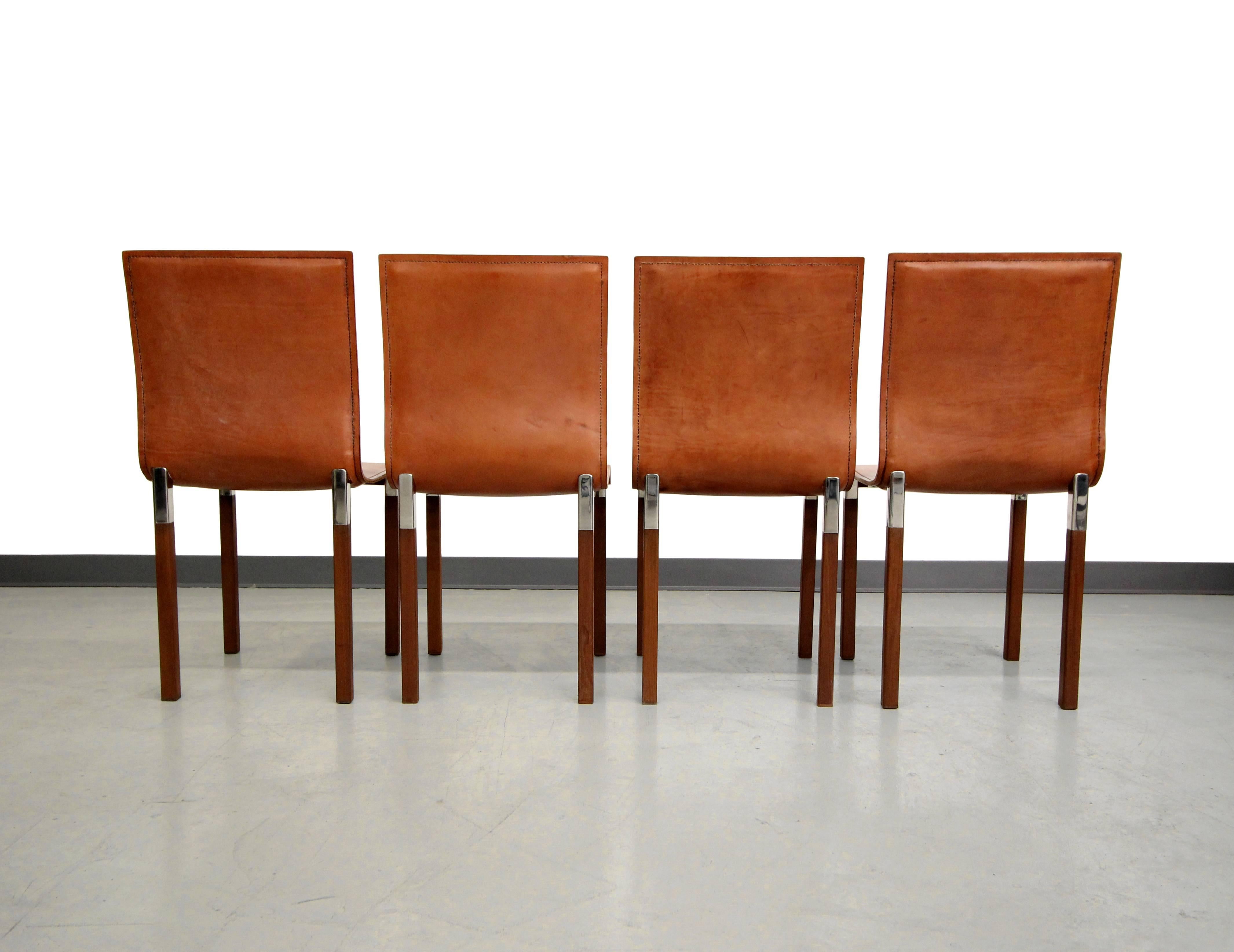 leather modern dining chairs