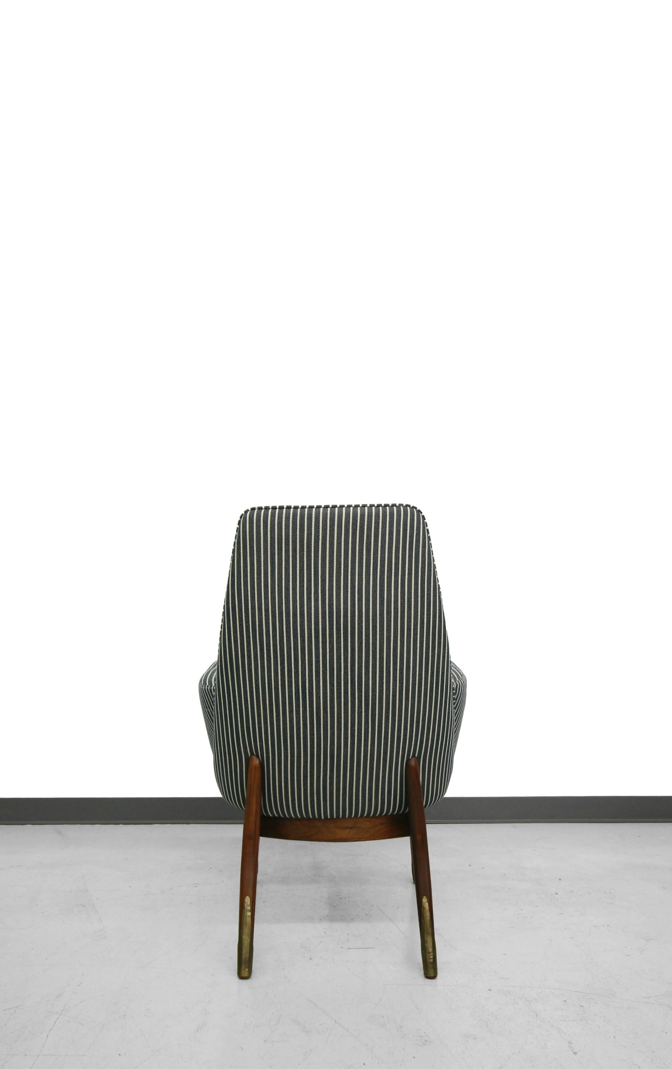 Mid-Century Modern Single Mid-Century Lounge Side Chair Designed by Adrian Pearsall