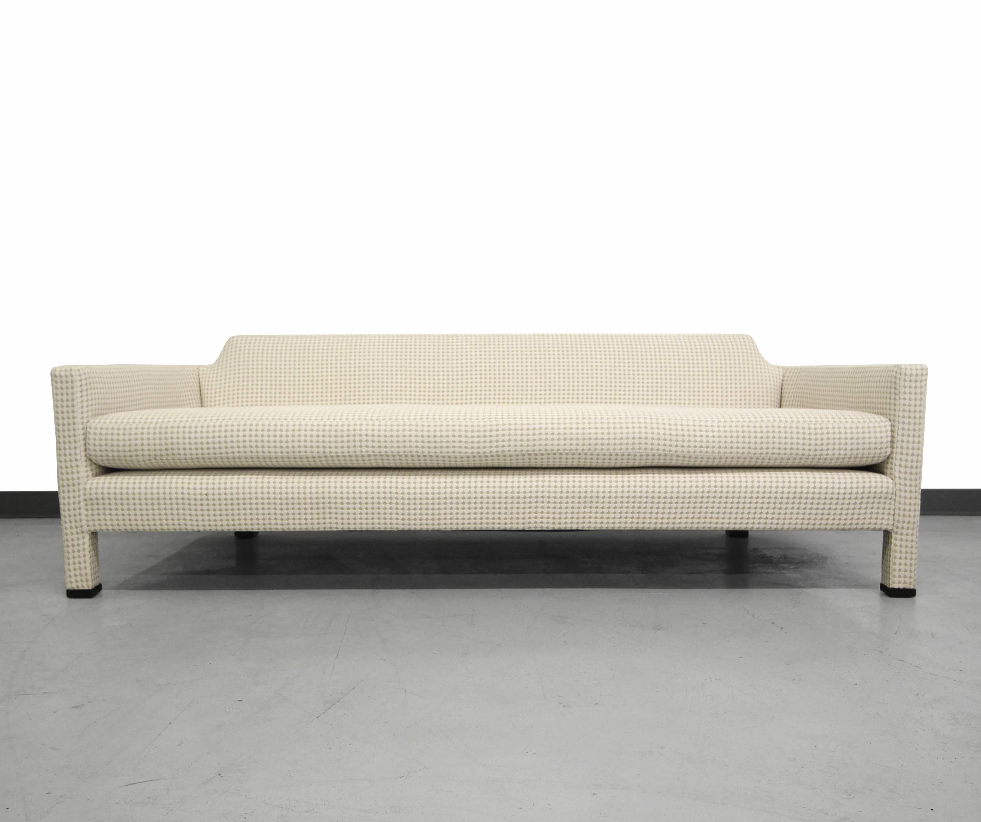 Mid Century Dunbar Sofa Designed by Edward Wormley In Excellent Condition In Las Vegas, NV