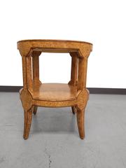 Ostrich Leather Occasional Side Table by Maitland Smith