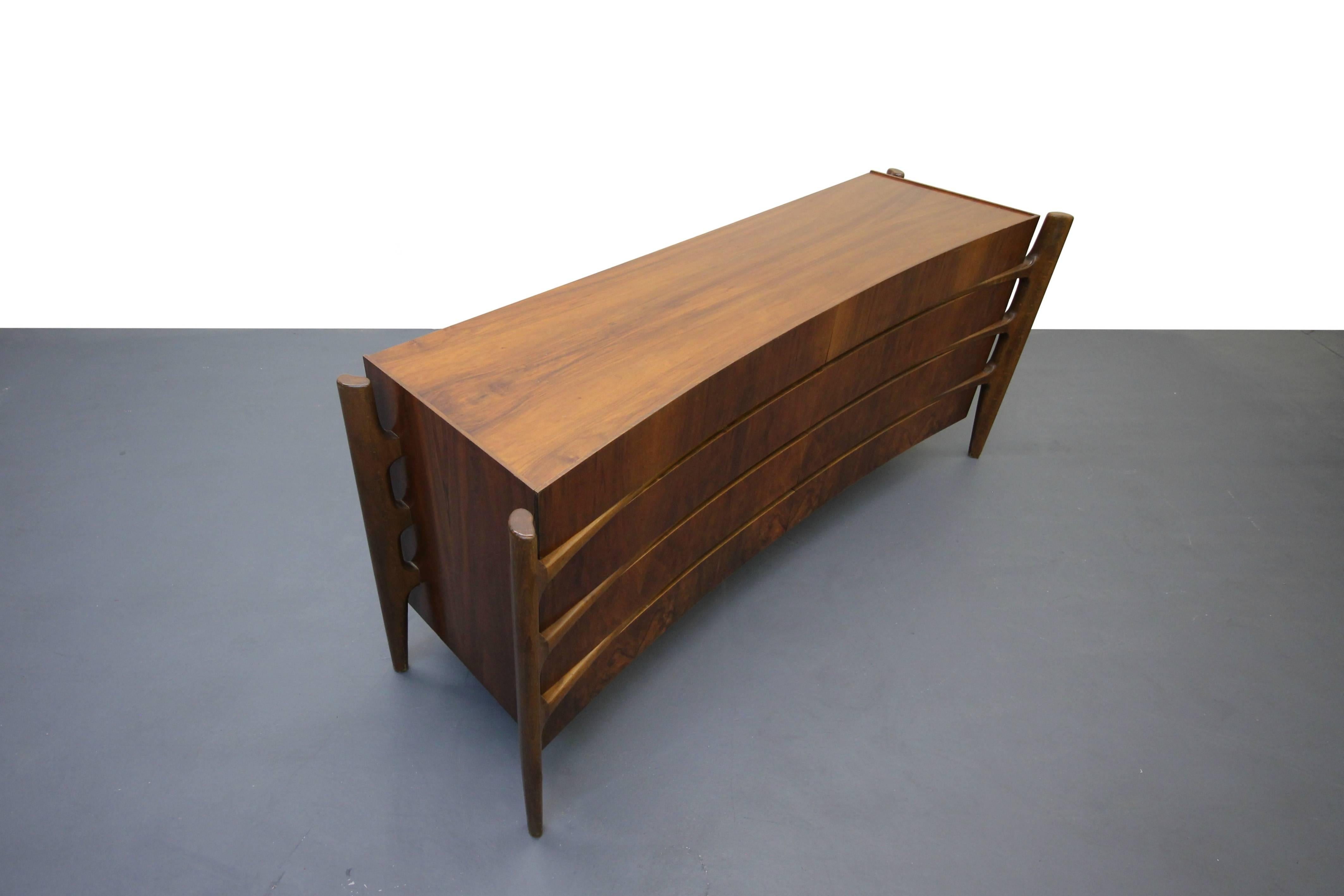 curved dresser