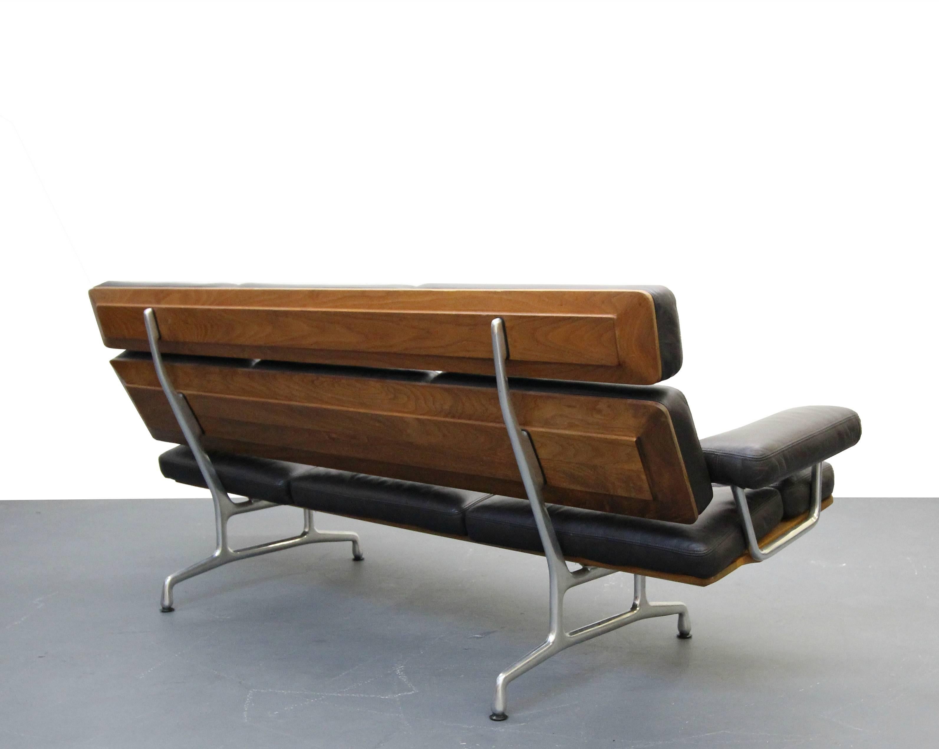 This is a true Iconinc Eames soft pad sofa. Referred to as 